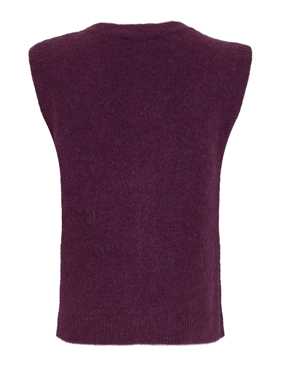 MSCH Copenhagen - MSCHBondie Hope Vest - stickade västar - potent purple - 1