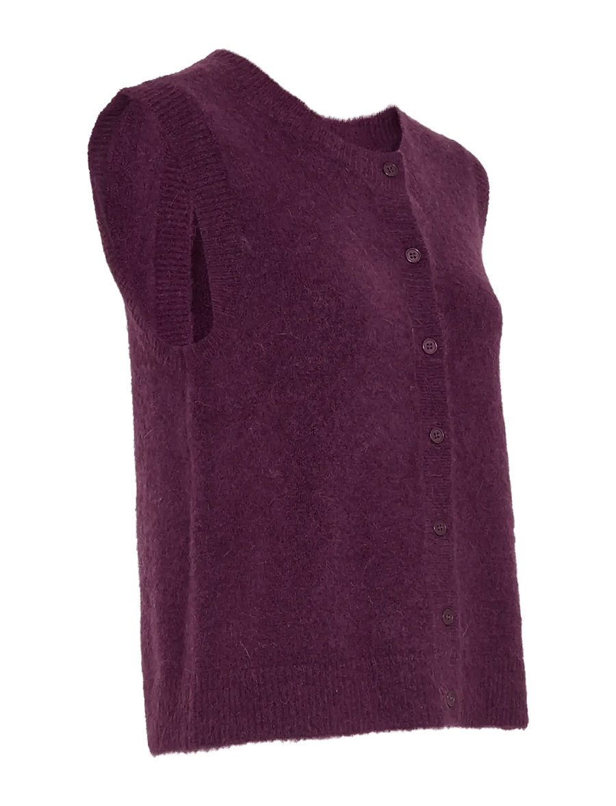 MSCH Copenhagen - MSCHBondie Hope Vest - stickade västar - potent purple - 2