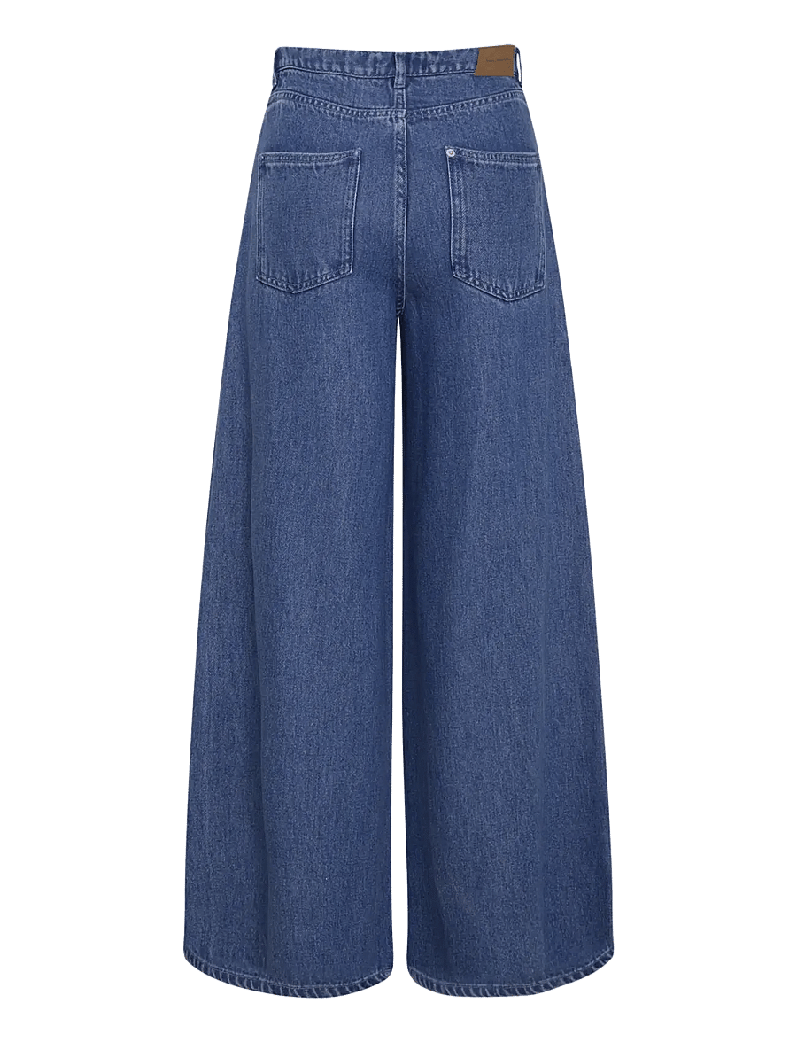 MSCH Copenhagen - MSCHAgo Rue Wide Pants Long - vida jeans - mid blue wash - 2