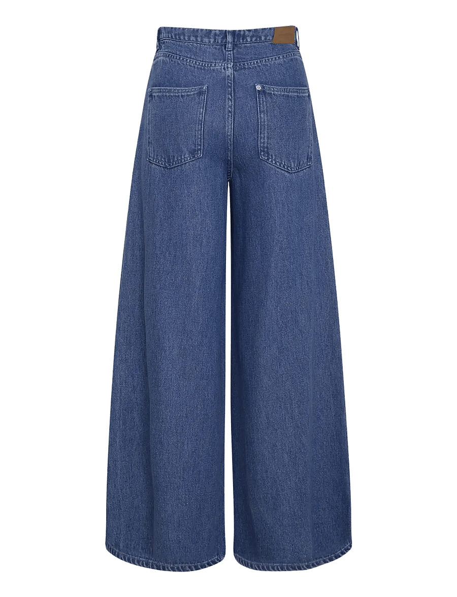 MSCH Copenhagen - MSCHAgo Rue Wide Pants Long - brede jeans - mid blue wash - 2