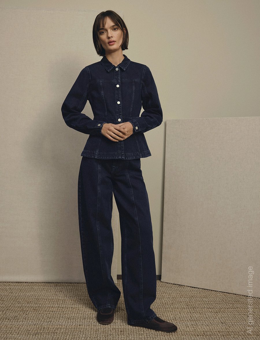 MSCH Copenhagen - MSCHUtta Evi HW Tapered Jeans - barrel jeans - blue black wash - 0