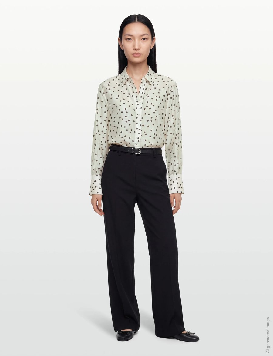 MSCH Copenhagen - MSCHDorothea Faustina Shirt AOP - chemises à manches longues - peyote dot - 0