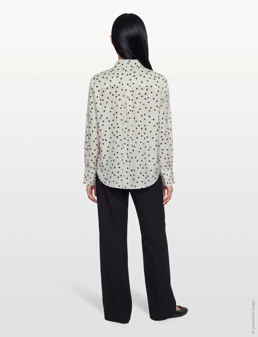 MSCH Copenhagen - MSCHDorothea Faustina Shirt AOP - chemises à manches longues - peyote dot - 4