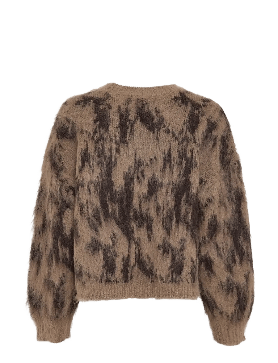 MSCH Copenhagen - MSCHAgnete Lycie Pullover - striktrøjer - tannin abstract - 2