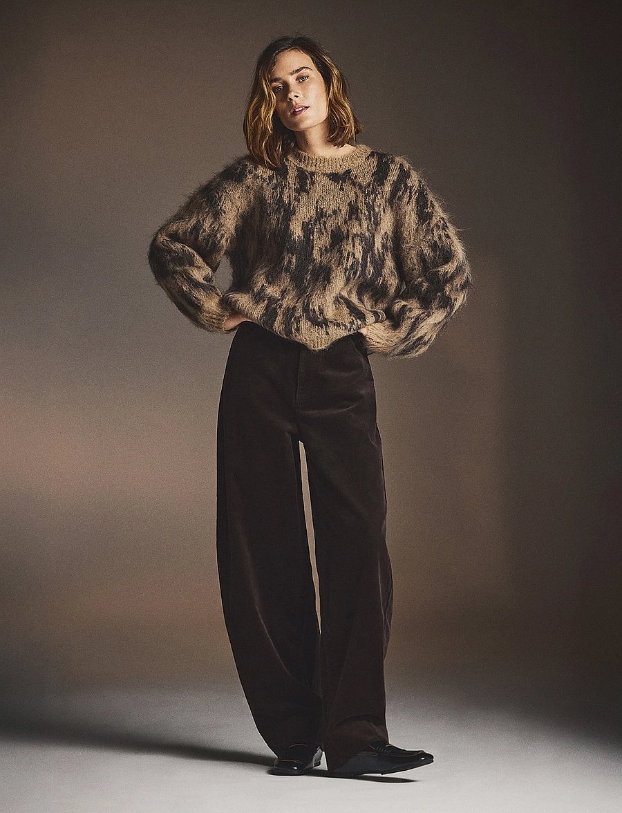 MSCH Copenhagen - MSCHAgnete Lycie Pullover - striktrøjer - tannin abstract - 3