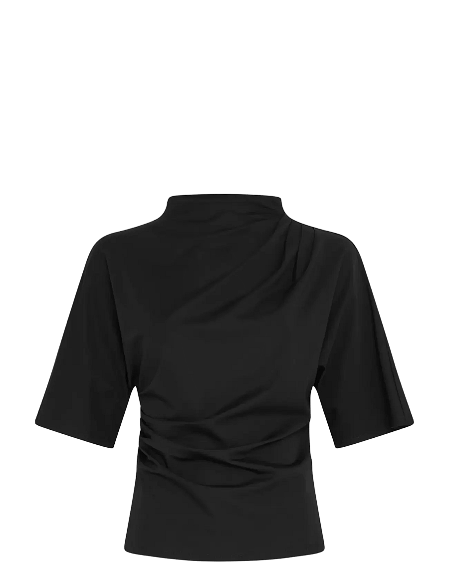 MSCH Copenhagen - MSCHCleo Noriel 2/4 Top - t-shirts - black - 1