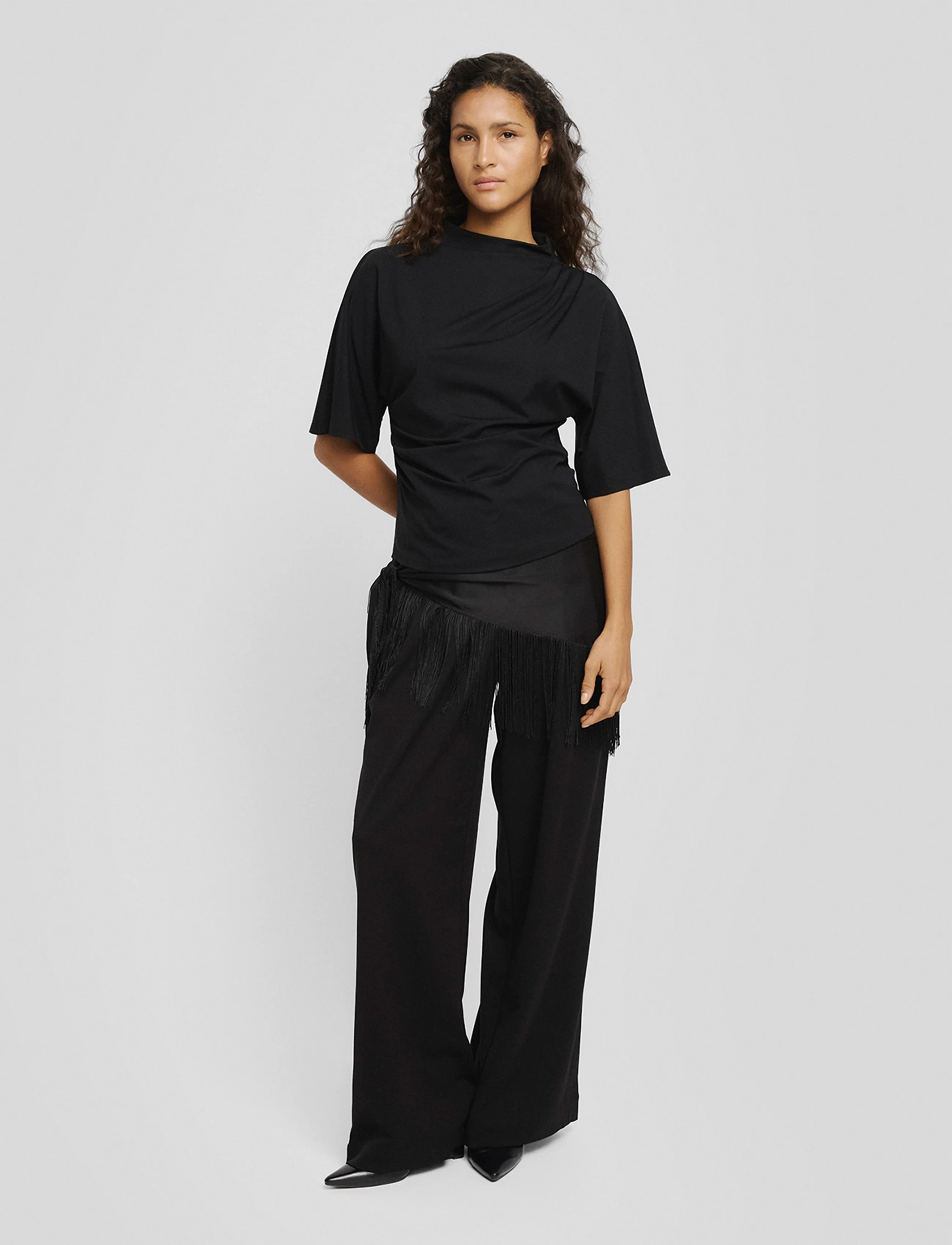 MSCH Copenhagen - MSCHCleo Noriel 2/4 Top - t-shirts - black - 3
