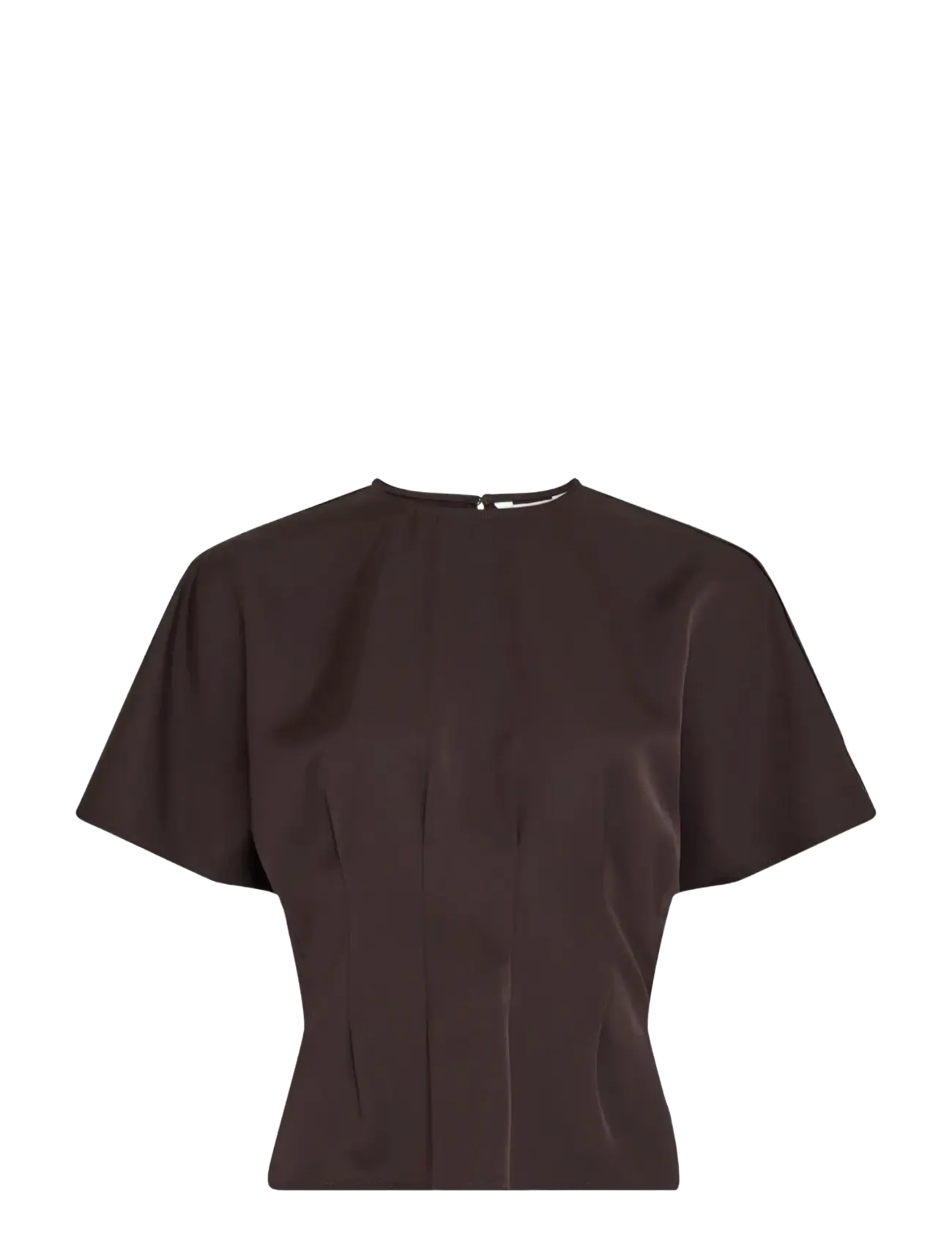 MSCH Copenhagen MSCHAlfa SS Top - Blusar & Skjortor - MOLÉ / brown