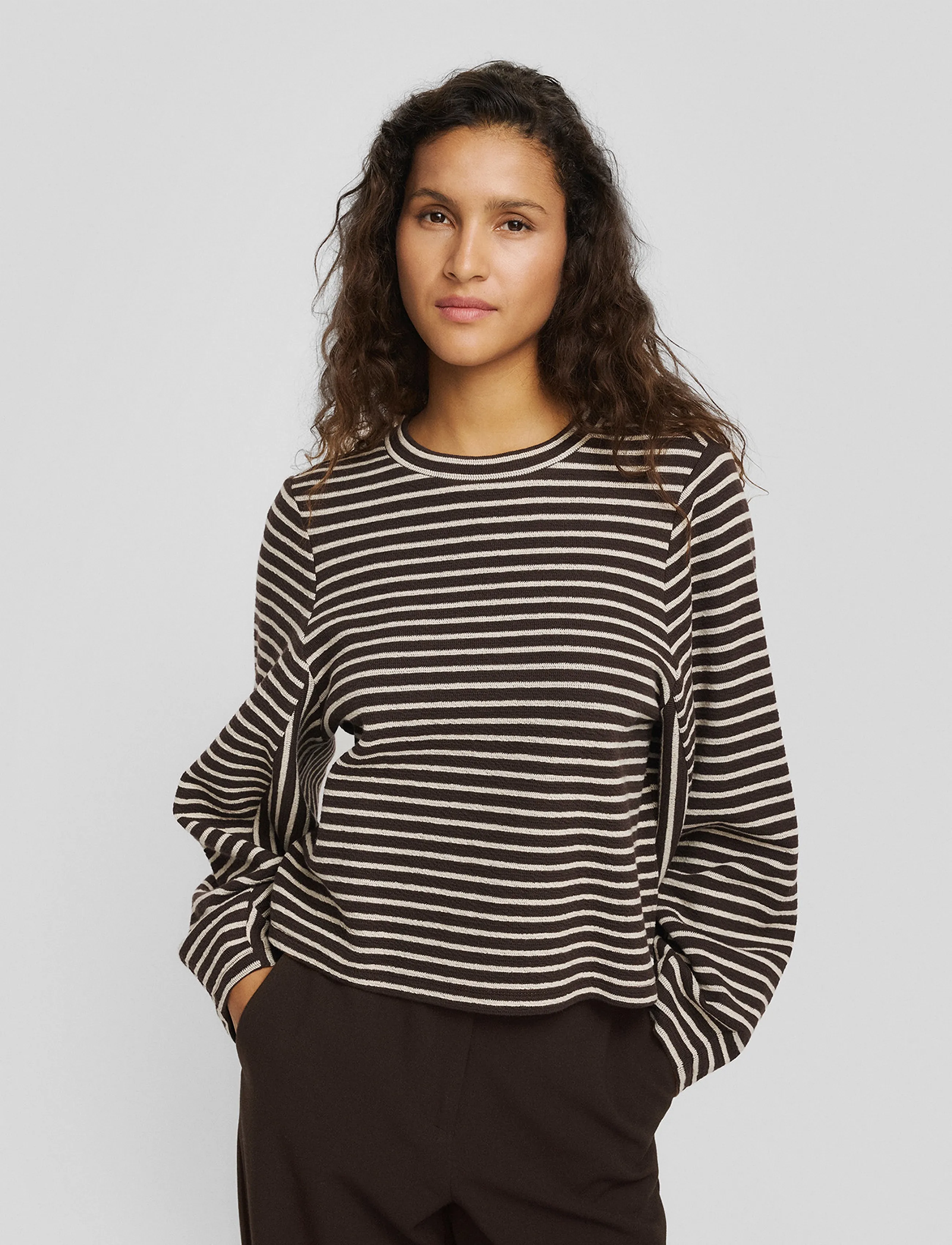 MSCH Copenhagen - MSCHSofia Sweatshirt STP - stickade tröjor - molÉ/oatmeal - 0