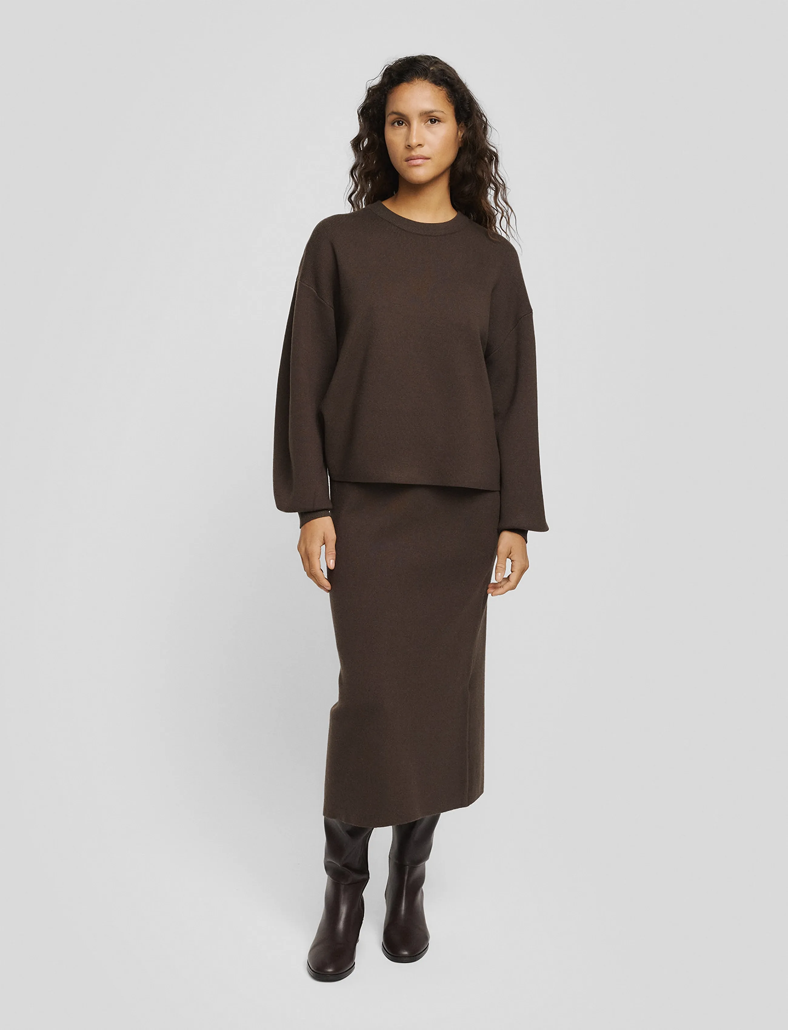 MSCH Copenhagen MSCHAgatha East HW Skirt - Midi kjolar - DELICIOSO / brown