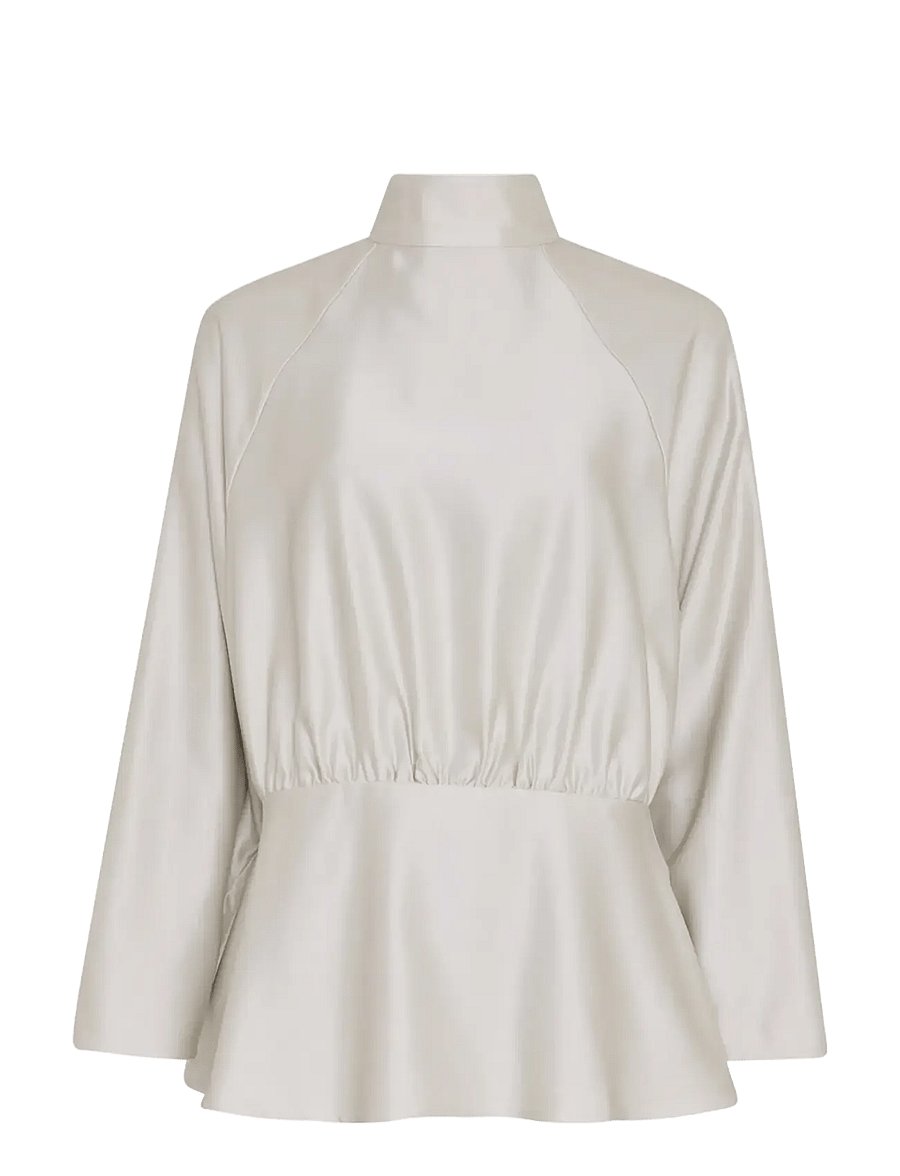 MSCH Copenhagen - MSCHVanessa Top - långärmade blusar - white onyx - 3