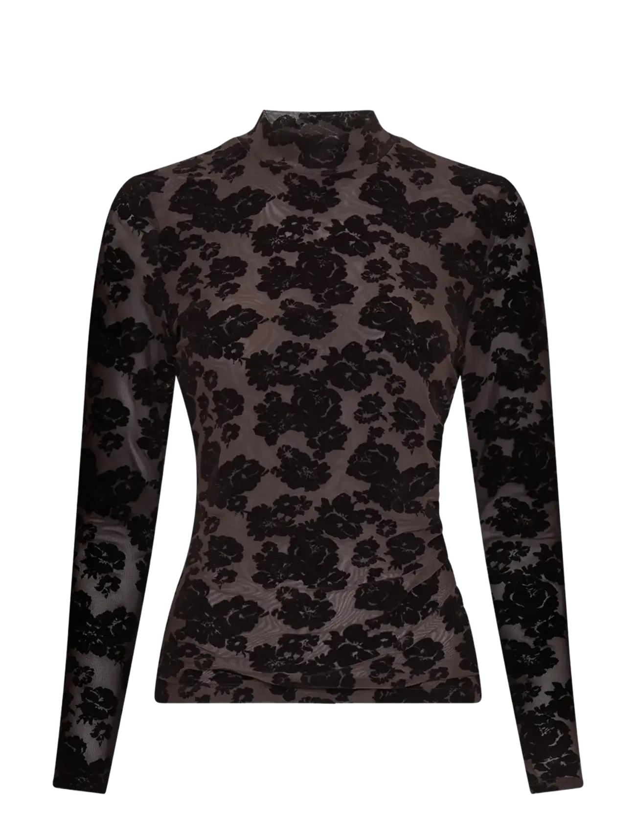 MSCH Copenhagen MSCHIsa Illenora M Top AOP - T-shirts & Toppar - MOLÉ FLOWER / brown
