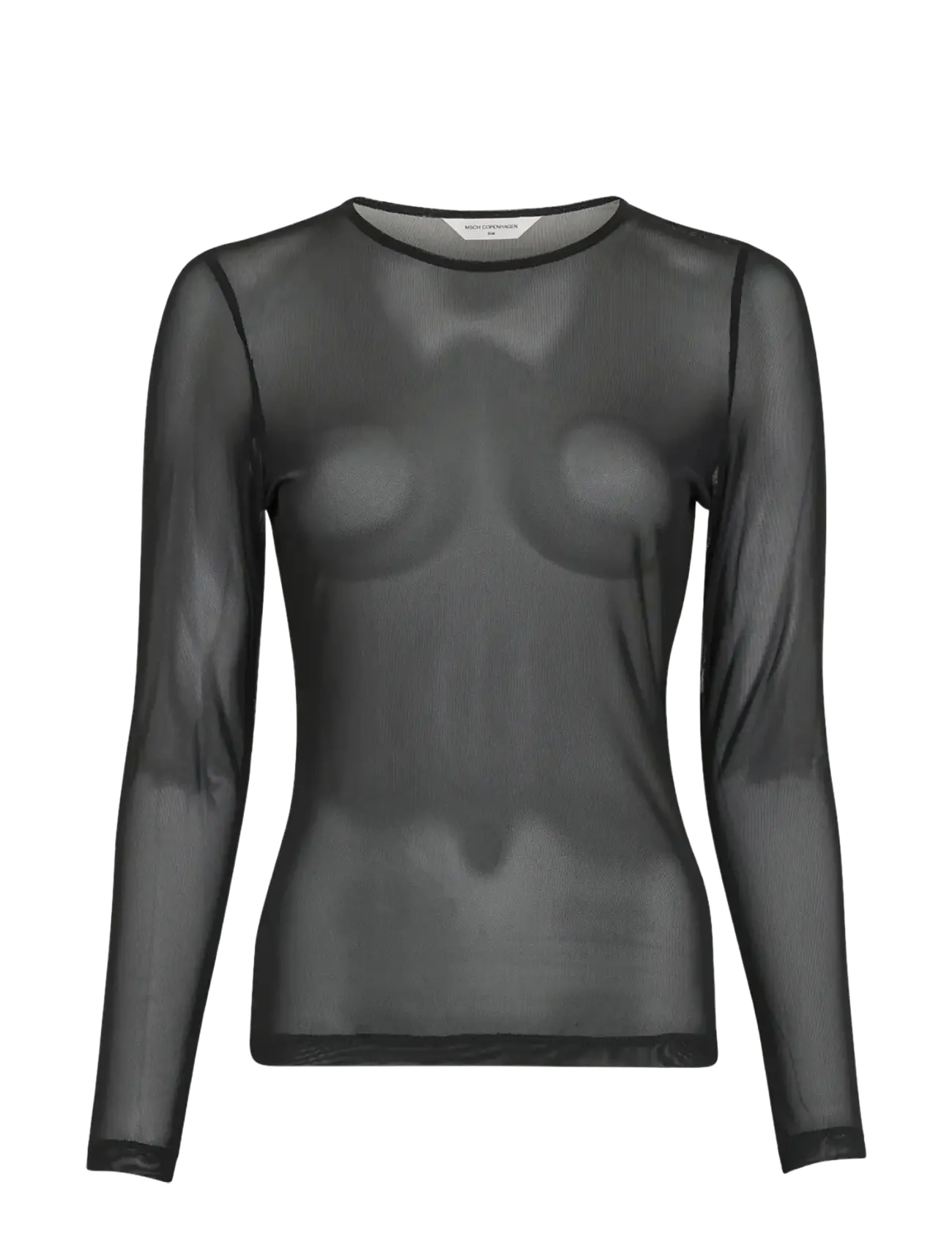 MSCH Copenhagen - MSCHJanie Illenora Top - långärmade toppar - black - 3