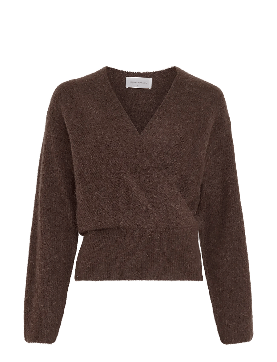 MSCH Copenhagen - MSCHBondie Hope V Pullover - pullover - hot fudge - 0