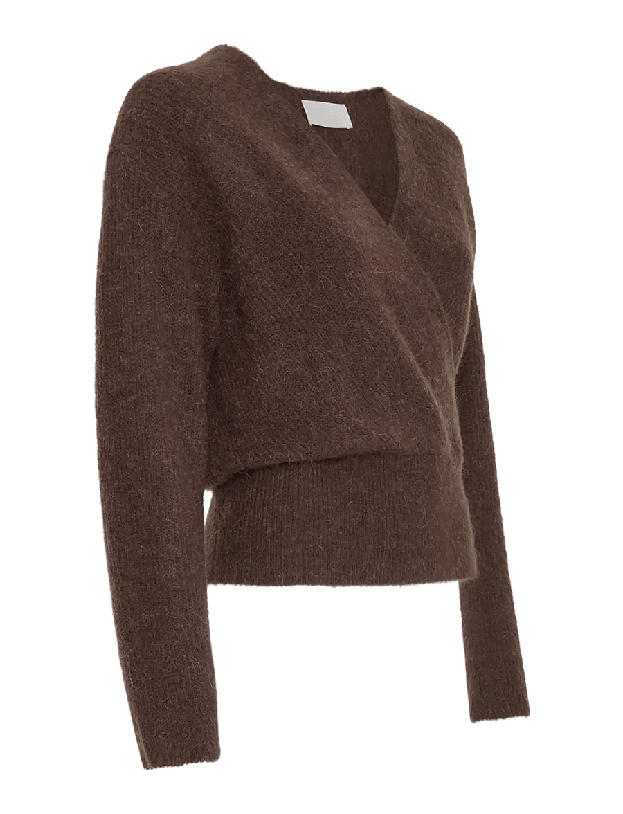MSCH Copenhagen - MSCHBondie Hope V Pullover - stickade tröjor - hot fudge - 2