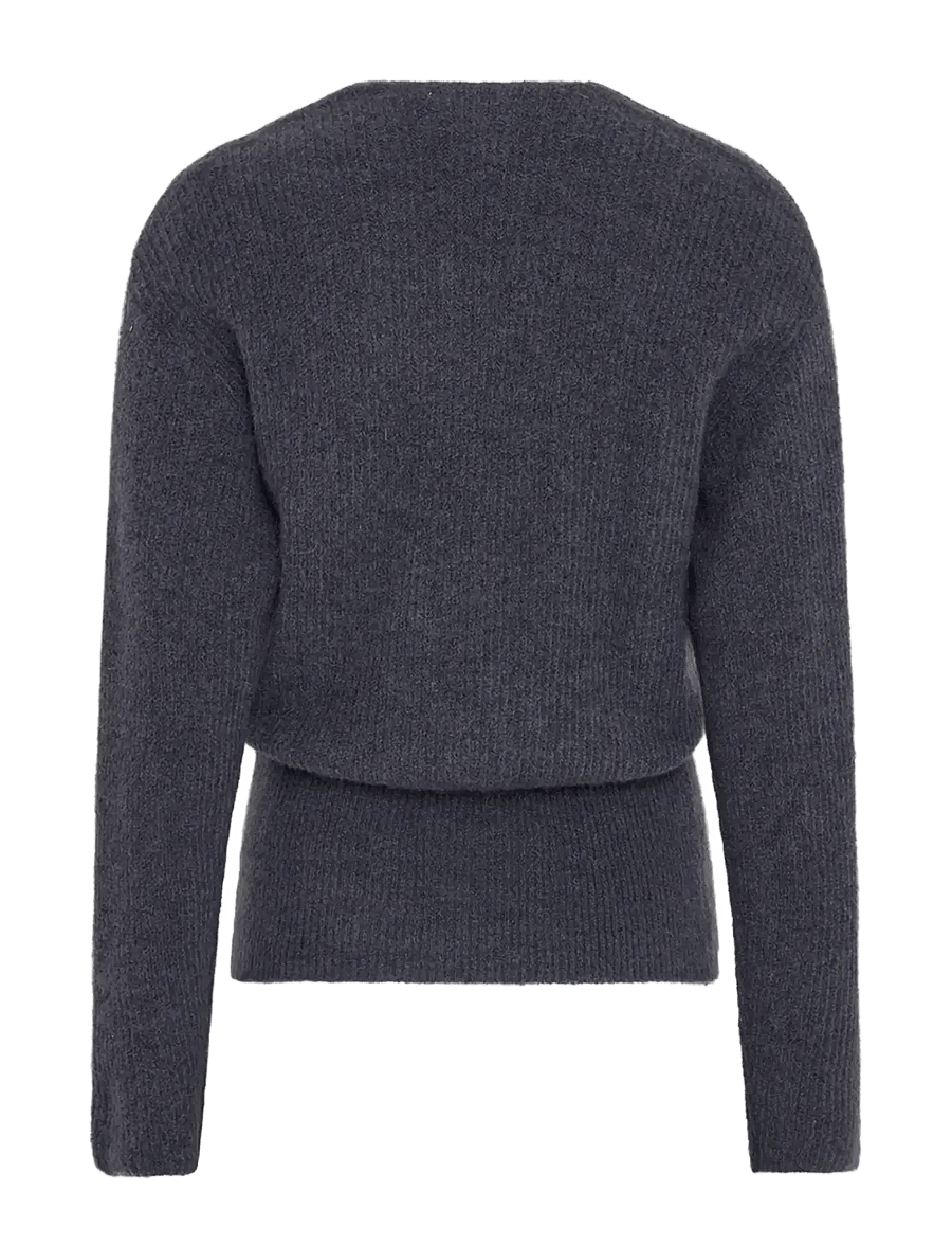 MSCH Copenhagen - MSCHBondie Hope V Pullover - stickade tröjor - india ink mel - 1