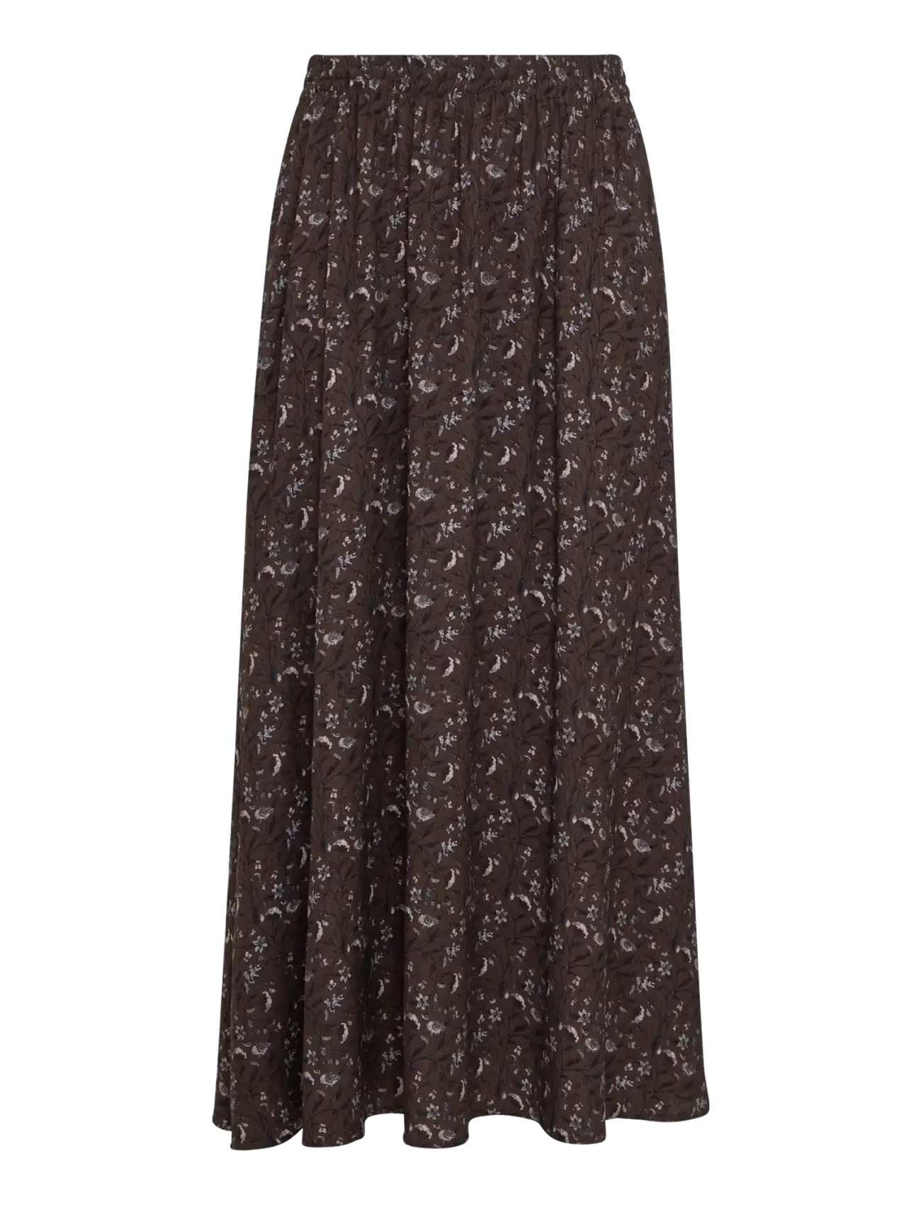 MSCH Copenhagen MSCHMichella HW Skirt AOP - Nederdele - HOT FUDGE FLWR / brown