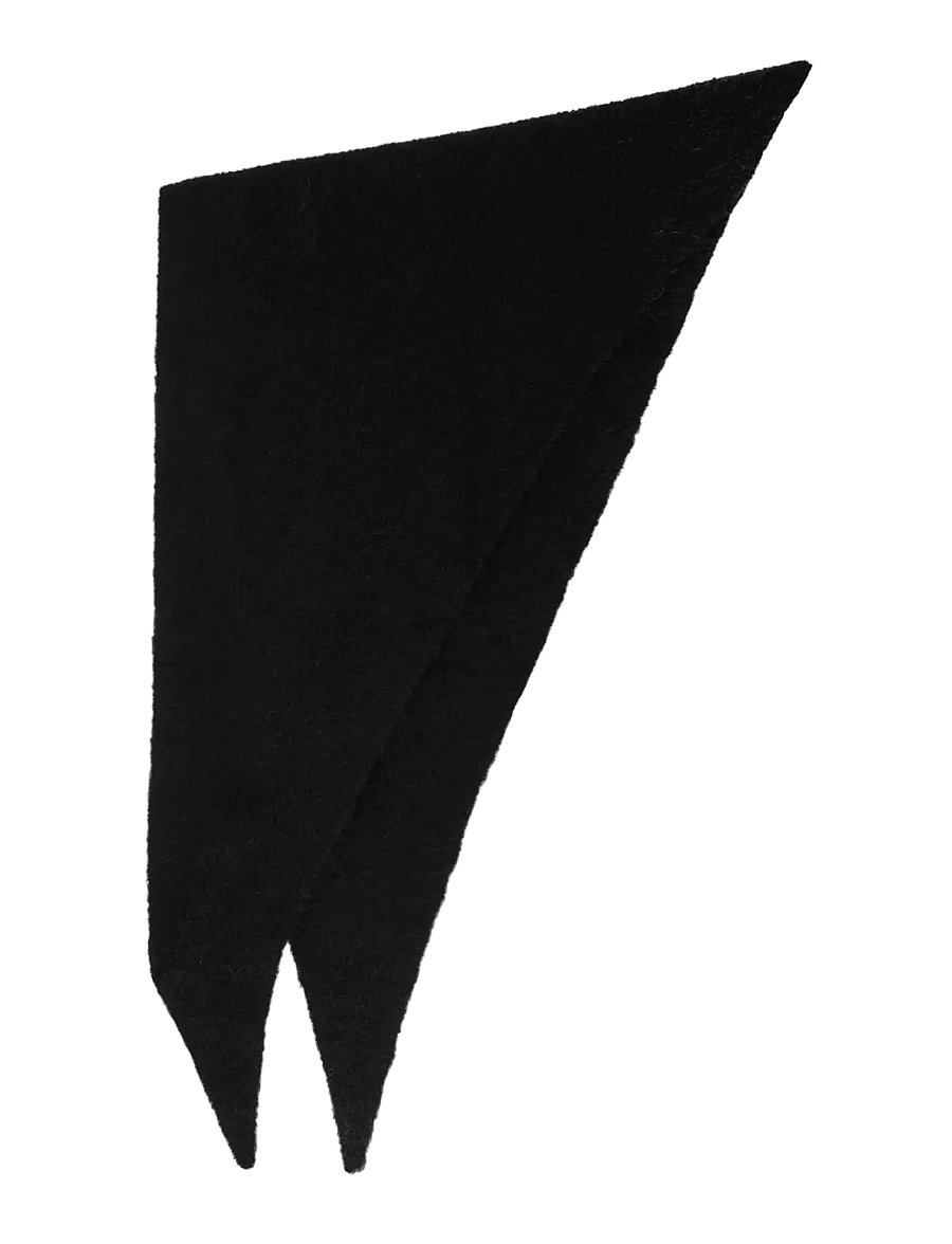 MSCH Copenhagen - MSCHBondie Hope Scarf Key - halsdukar - black - 1