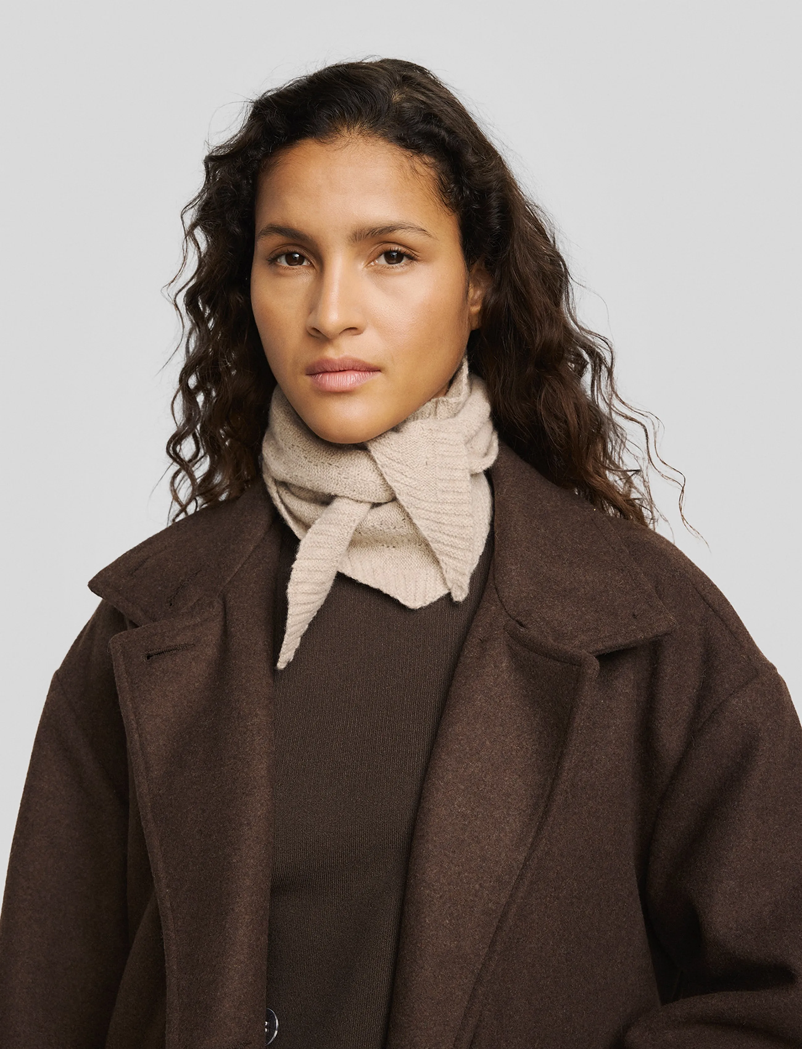 MSCH Copenhagen MSCHLowee Pointelle Scarf Key - MSCH Copenhagen - WARM LGM / beige