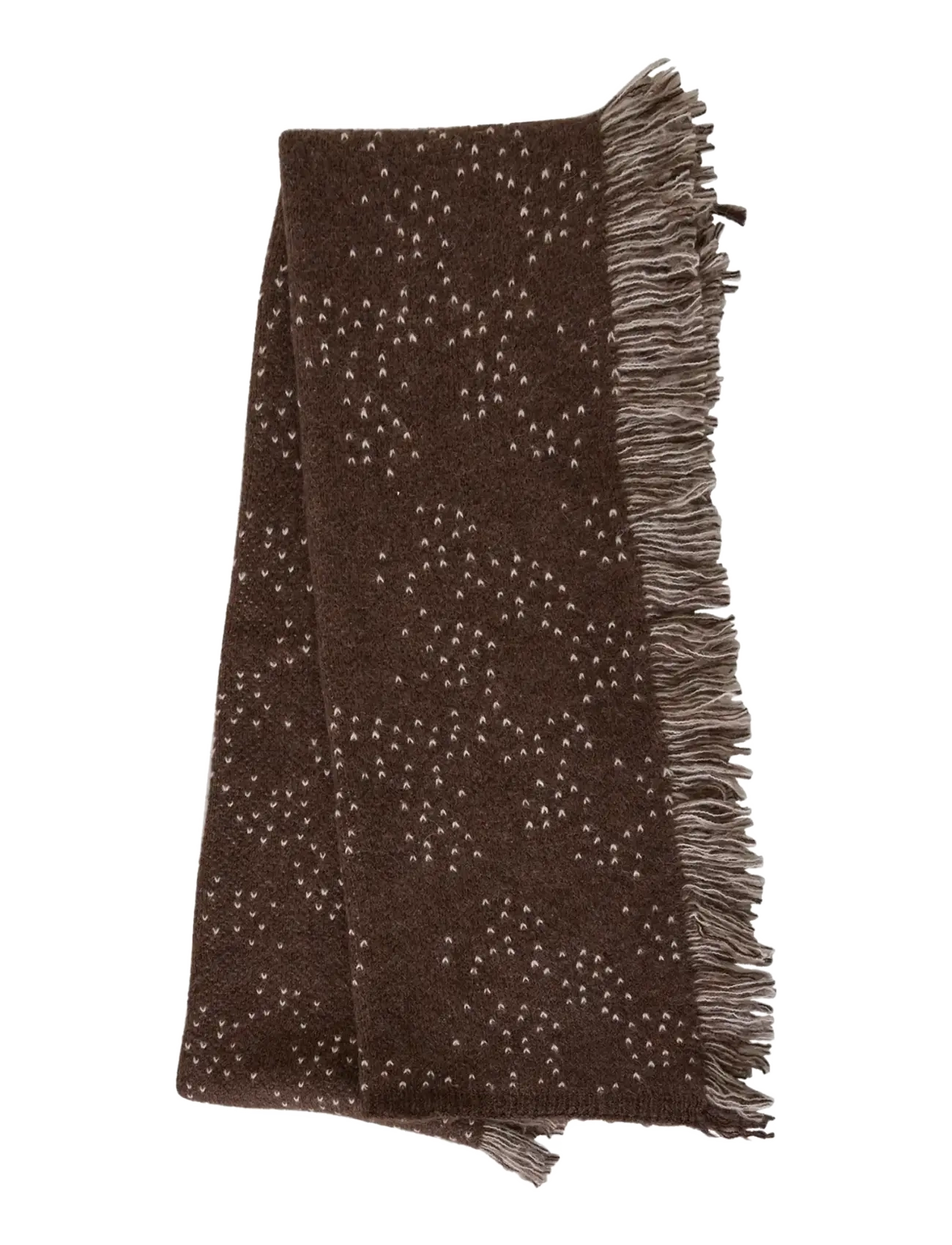 MSCH Copenhagen - MSCHAmaryllis Heidi Scarf Key - halstørklæder - hot fudge mel - 1