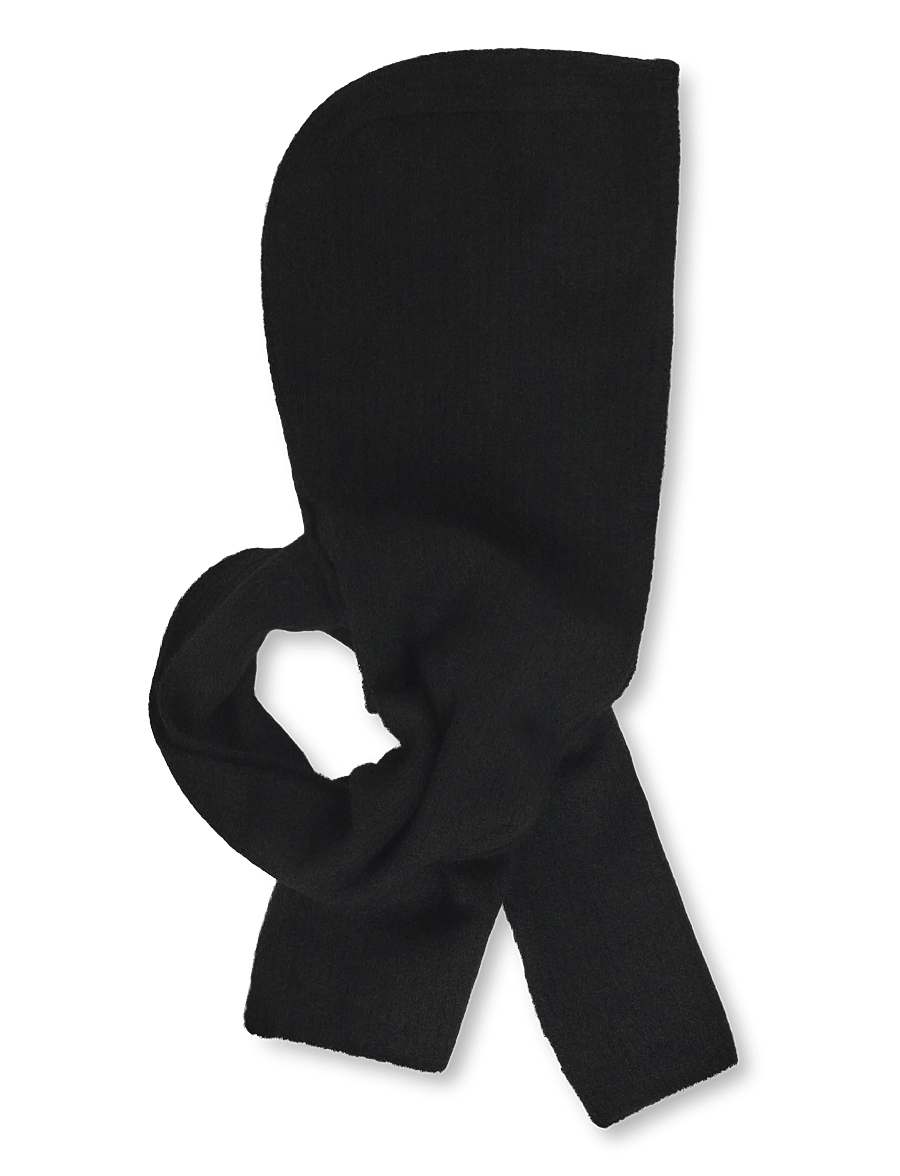 MSCH Copenhagen - MSCHBondie Hope Hood Scarf Key - halsdukar - black - 1