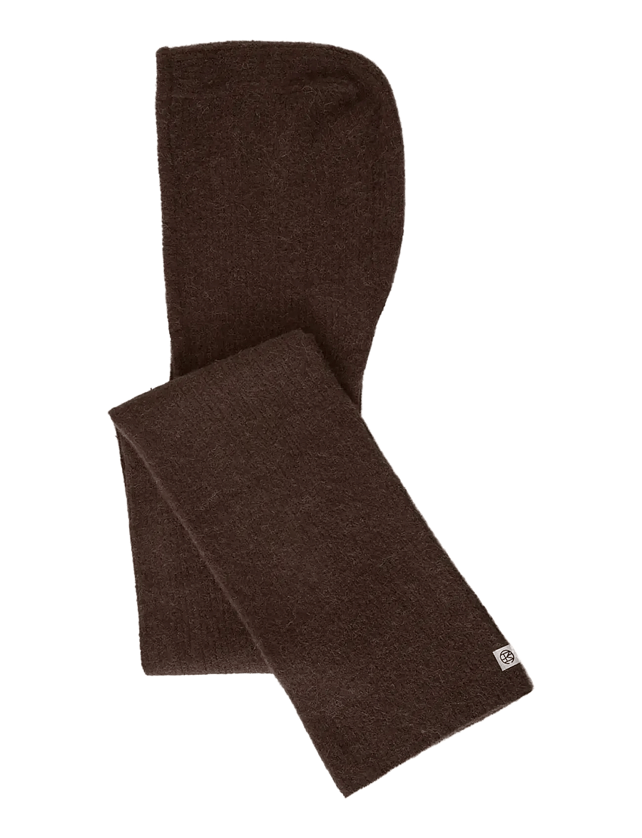 MSCH Copenhagen - MSCHBondie Hope Hood Scarf Key - halstørklæder - hot fudge - 0