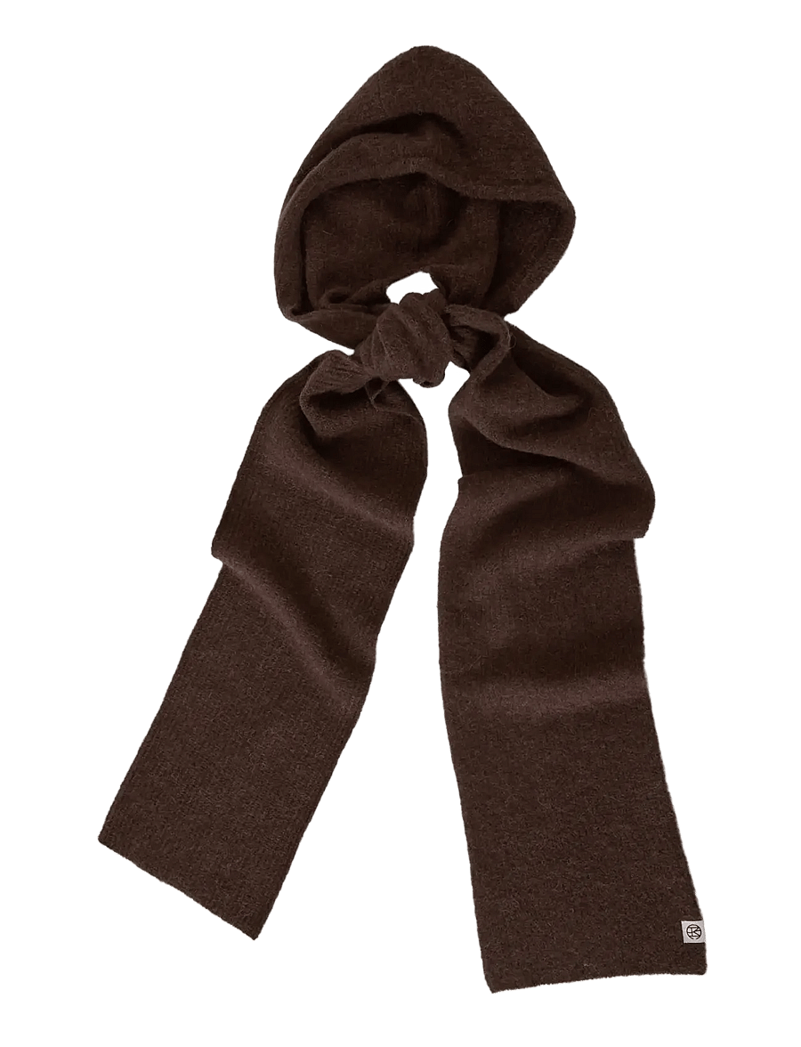 MSCH Copenhagen - MSCHBondie Hope Hood Scarf Key - halstørklæder - hot fudge - 1