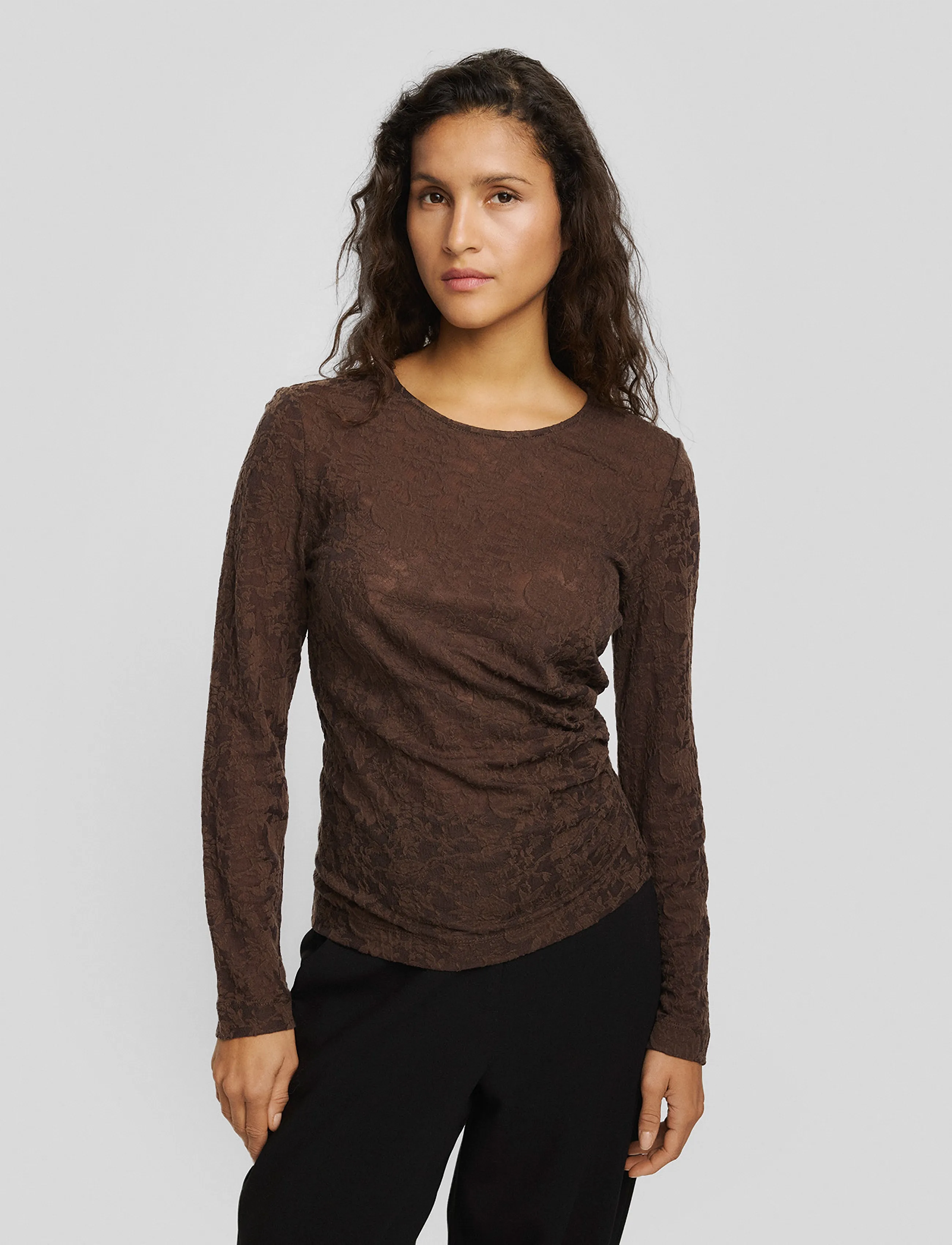MSCH Copenhagen MSCHBrigetti Brigetta Top - MSCH Copenhagen - HOT FUDGE / brown