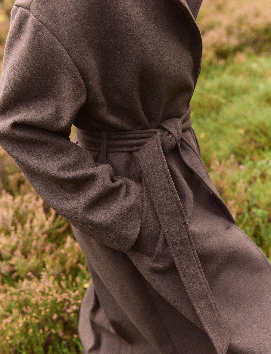 MSCH Copenhagen - MSCHKeola Secilia Wool Coat - vinterjakker - hot fudge - 5