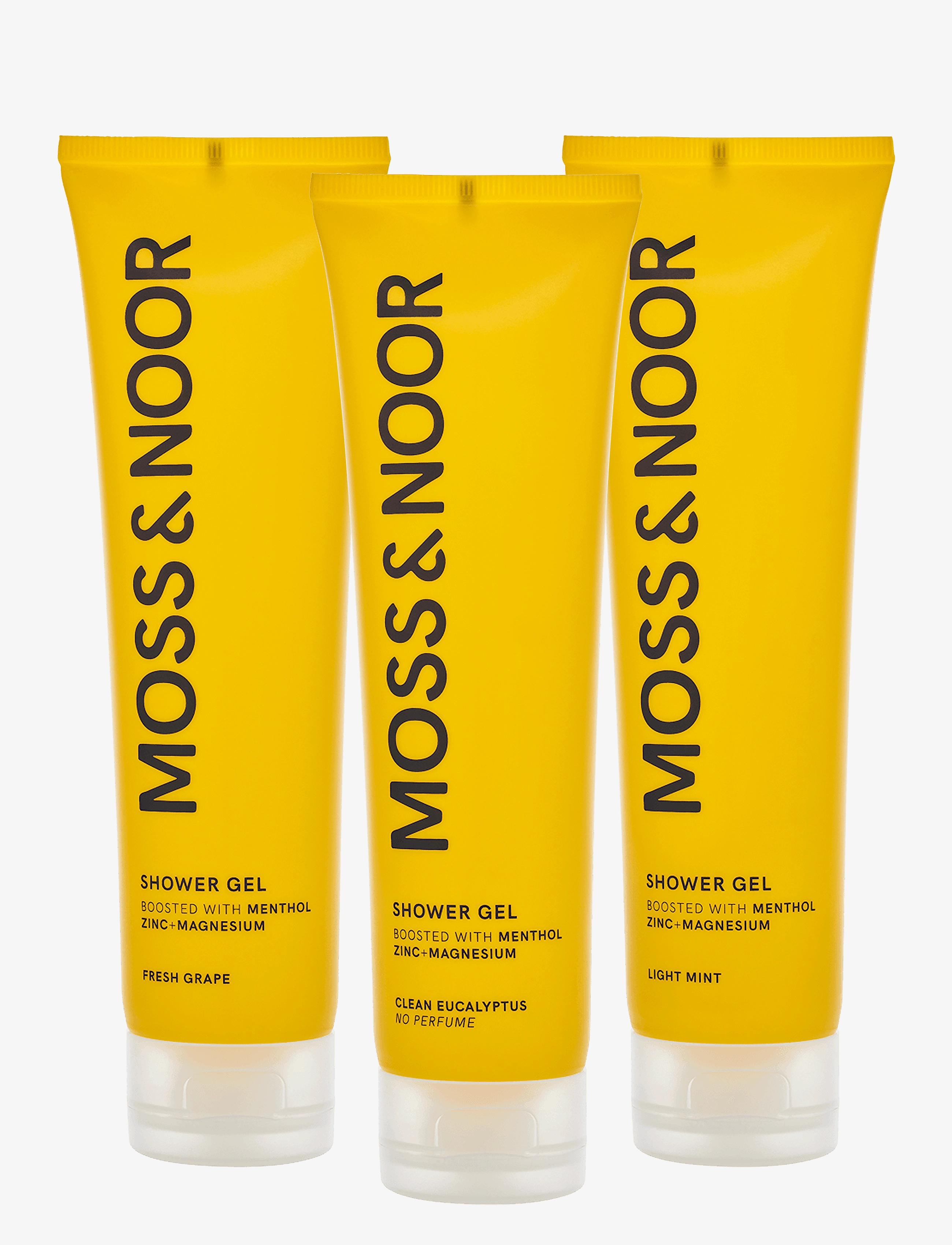 MOSS & NOOR After Workout Shower Gel Mixed 3 Pack, Badekar og bruser, Nude, Str: ONE SIZE
