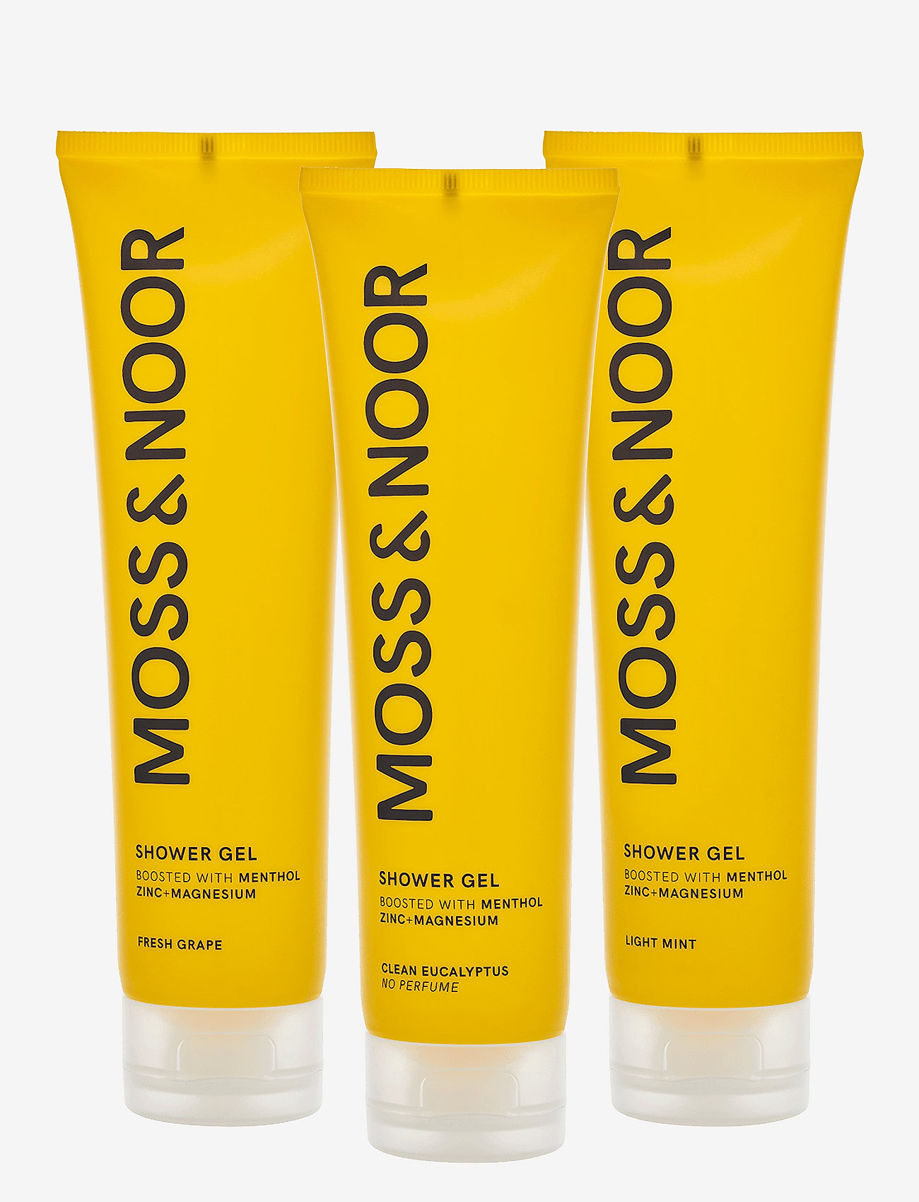 MOSS & NOOR - After Workout Shower Gel Mixed 3 pack - suihkugeelit ja öljyt - clear - 0