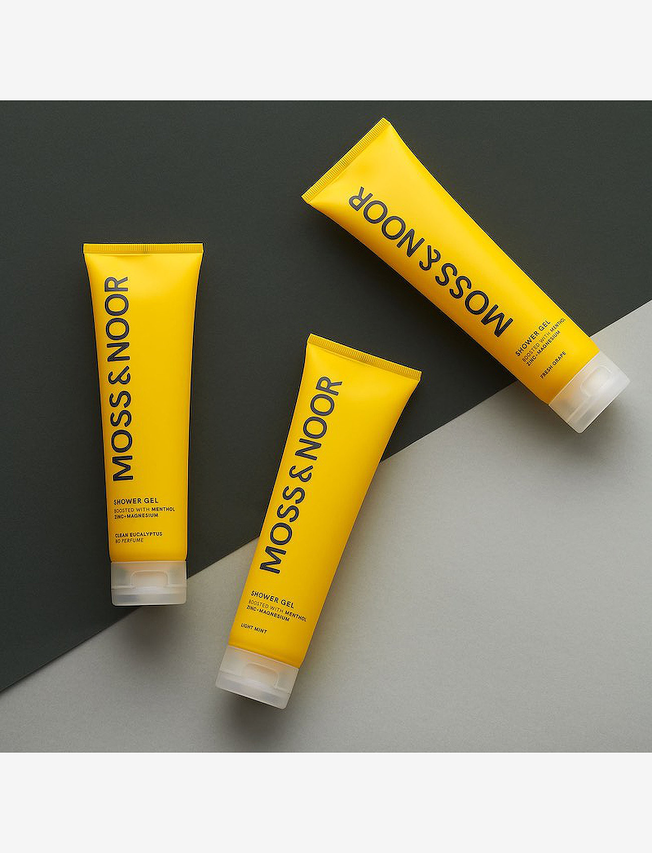 MOSS & NOOR - After Workout Shower Gel Mixed 3 pack - suihkugeelit ja öljyt - clear - 1