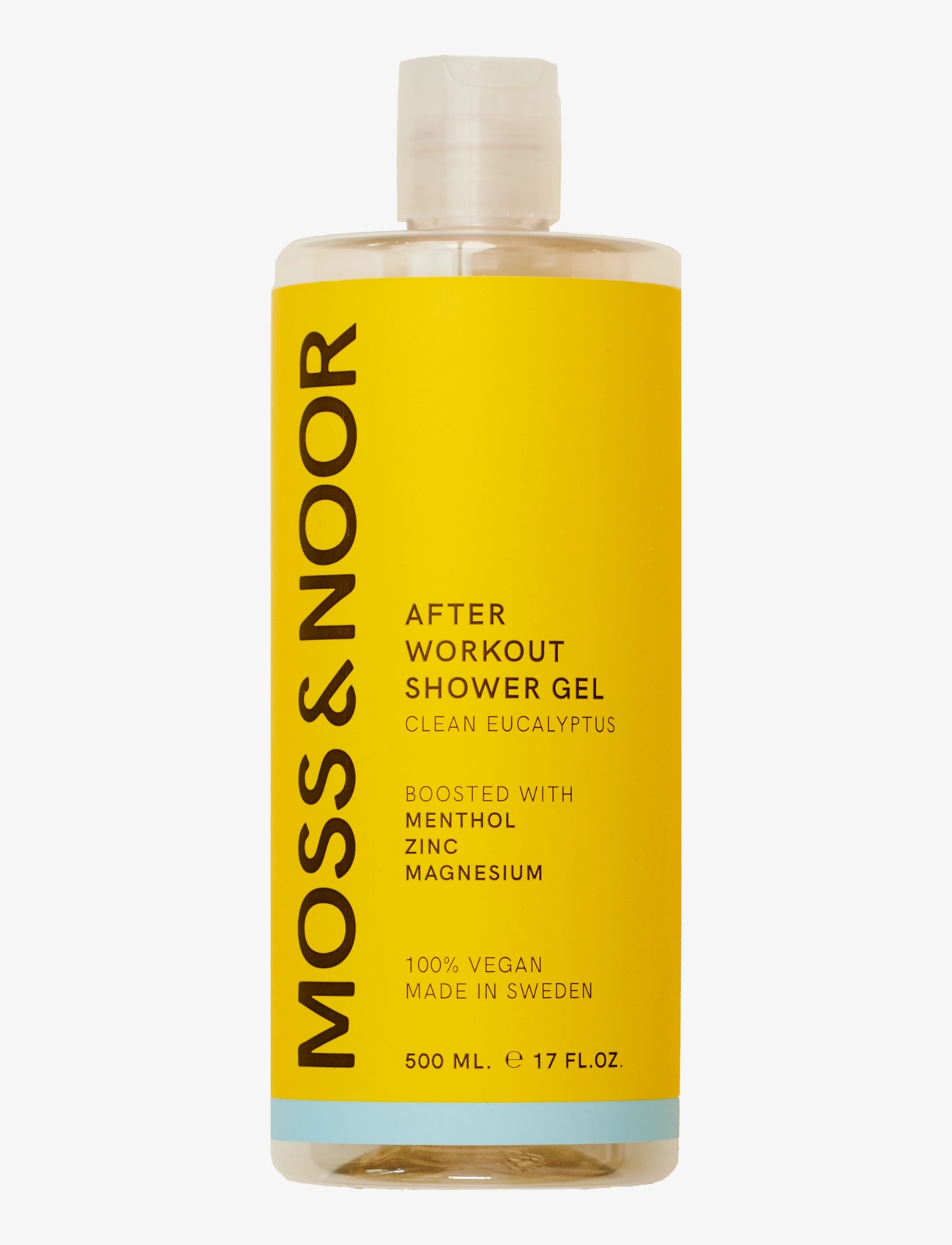 MOSS & NOOR After Workout Shower Gel Clean Eucalyptus 500 Ml, Badekar og bruser, Nude, Str: 500 ml