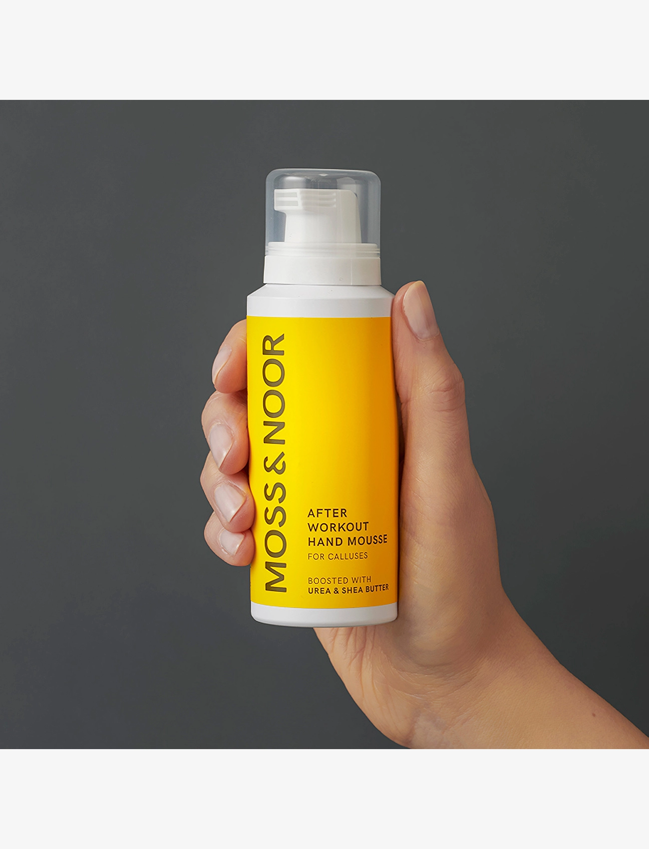 MOSS & NOOR - After Workout Hand Mousse - handáburður - clear - 2