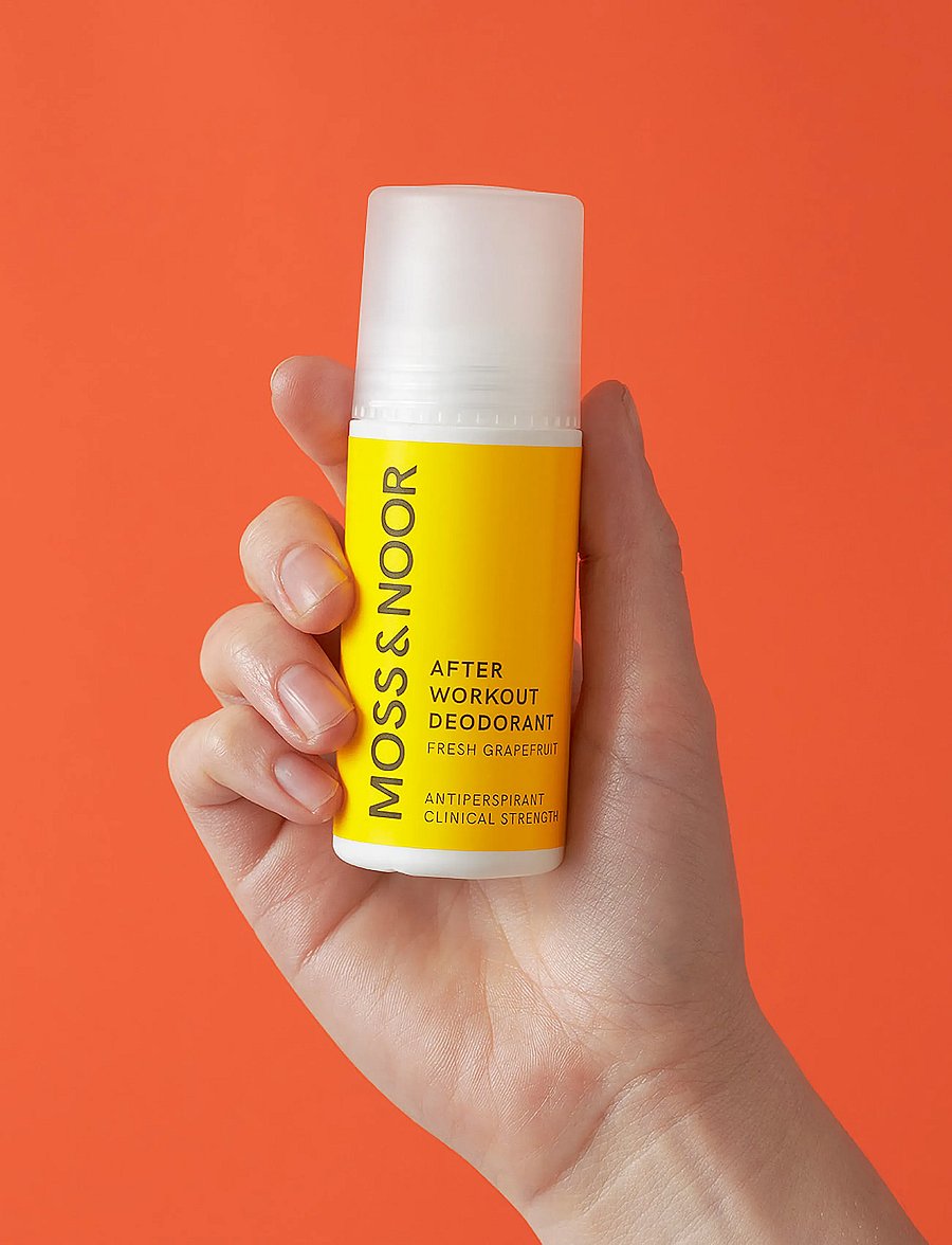 MOSS & NOOR - After Workout Deodorant Fresh Grapefruit - roll-on - clear - 2
