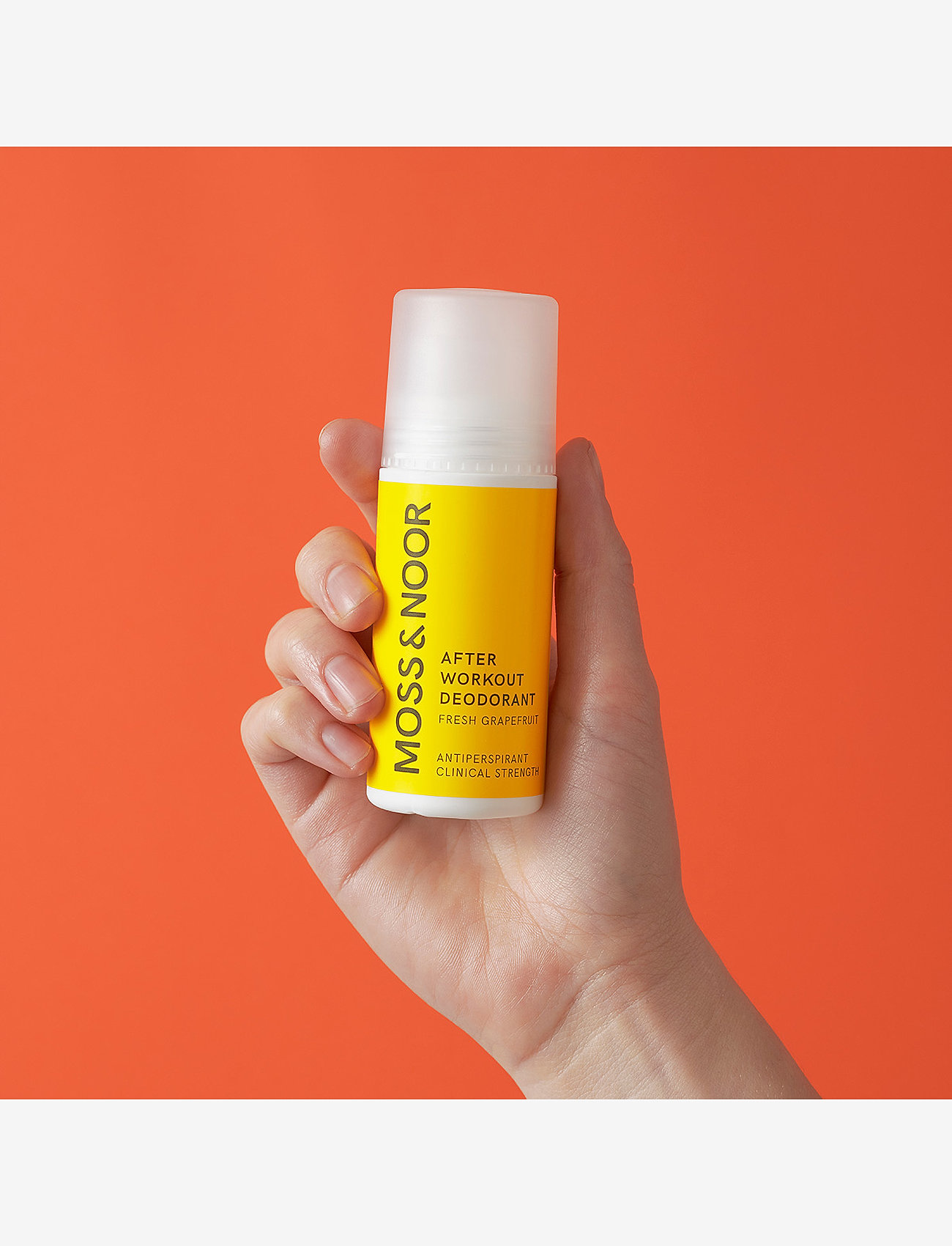 MOSS & NOOR - After Workout Deodorant Fresh Grapefruit - roll-on - clear - 2