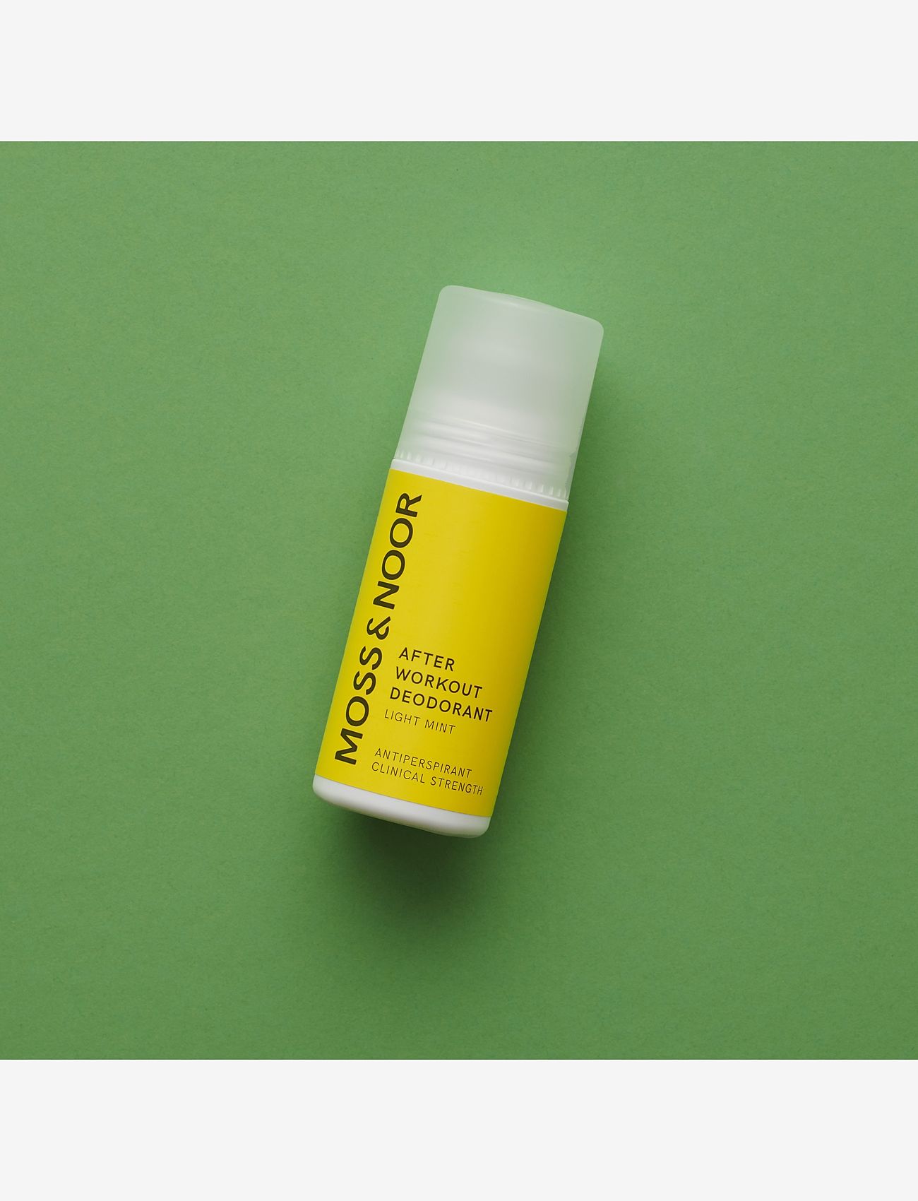 MOSS & NOOR - After Workout Deodorant Light Mint - roll-on - clear - 1