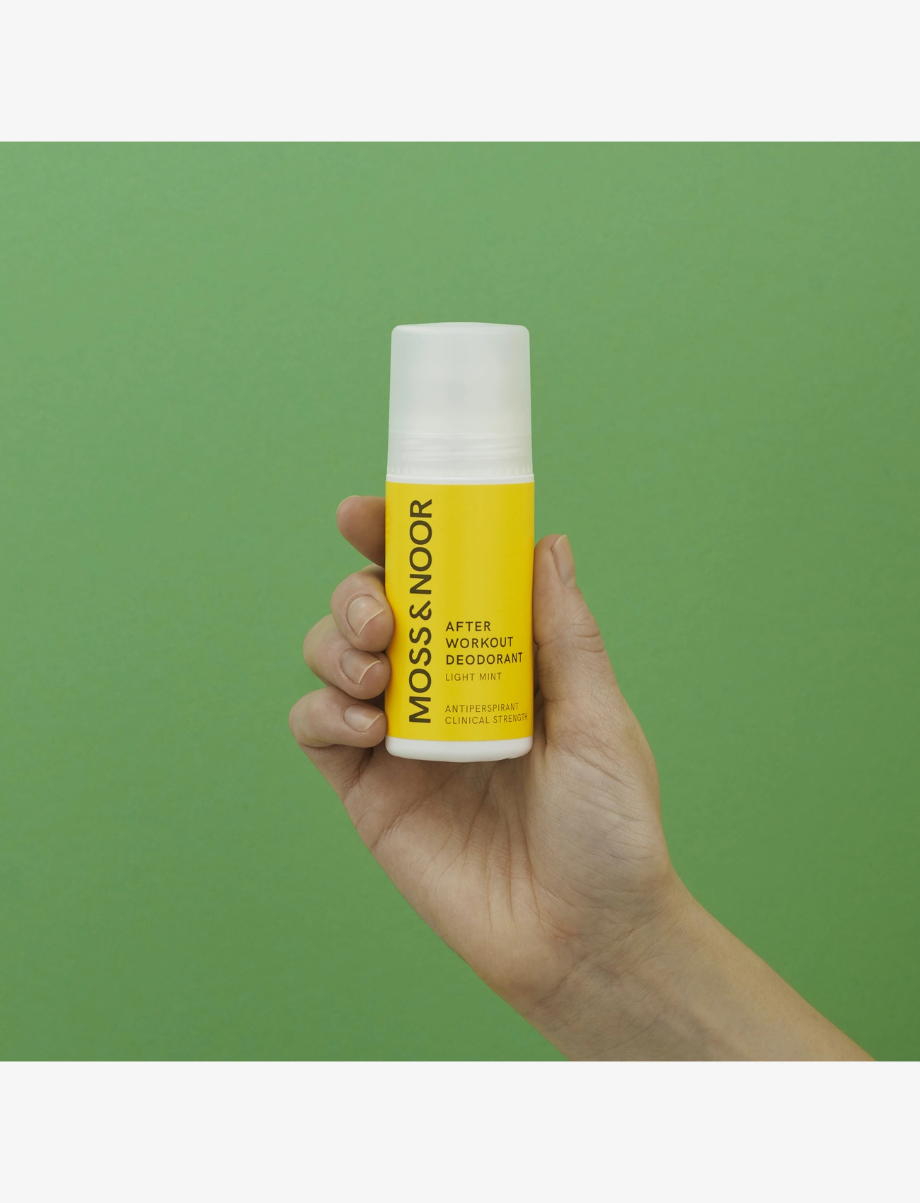 MOSS & NOOR - After Workout Deodorant Light Mint - deo roll-on - clear - 2
