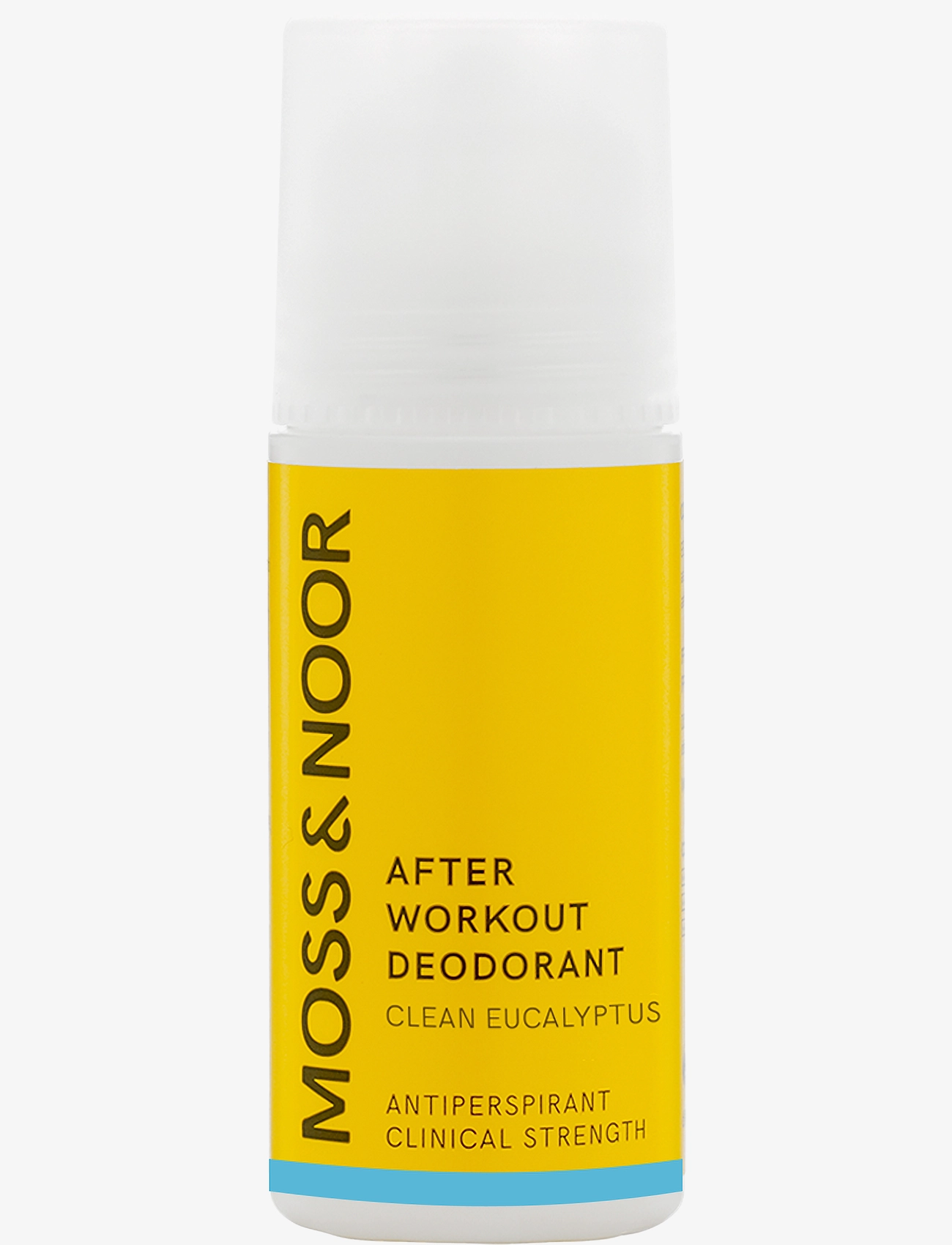 MOSS & NOOR After Workout Deodorant Clean Eucalyptus, 60 ml, Nude, Deodoranter > Roll-On, Dame