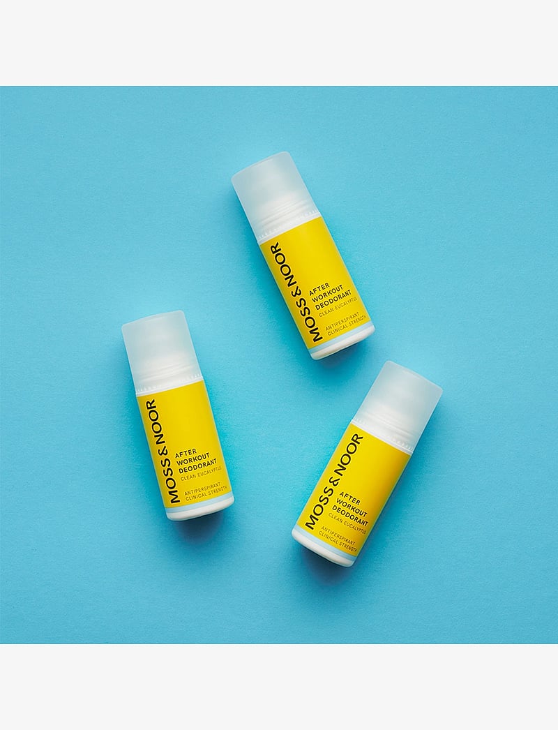 MOSS & NOOR - After Workout Deodorant Clean Eucalyptus 3 pack - roll-on - clear - 1