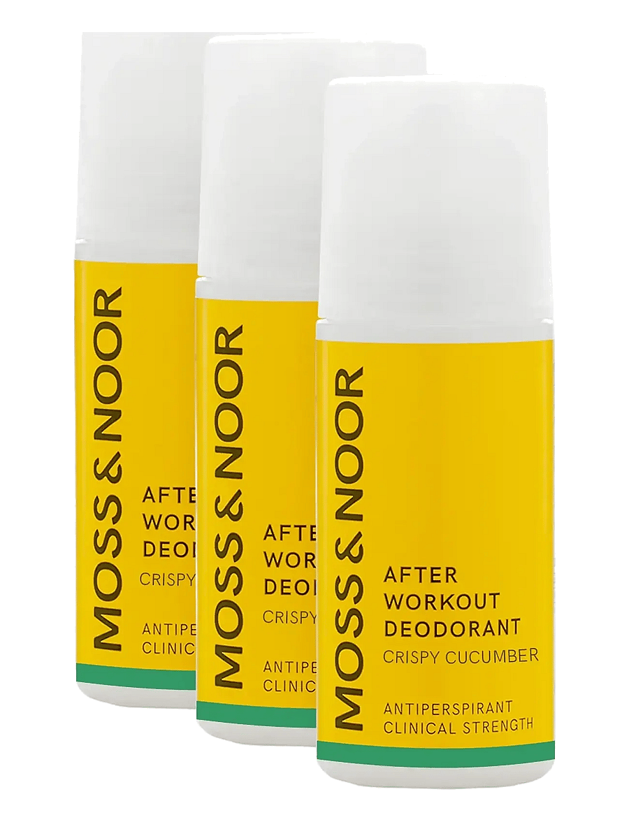MOSS & NOOR - After Workout Deodorant Crispy Cucumber 3 pack - n/a - 1