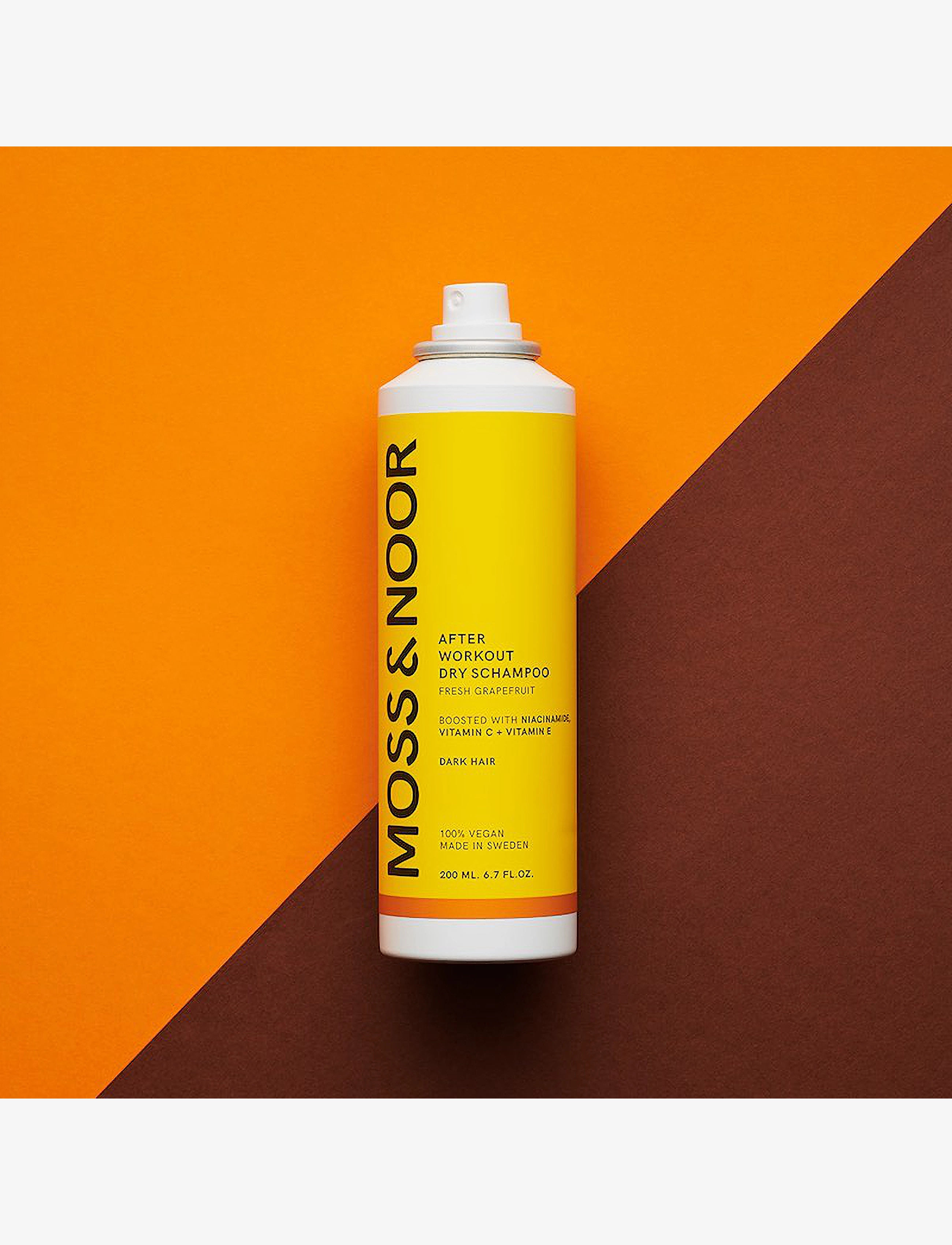 MOSS & NOOR - After Workout Dry Shampoo Dark Hair Fresh Grapefruit - tørshampoos - clear - 1