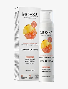 Glow Cocktail Vitamin C Brightening Night Cream, MOSSA