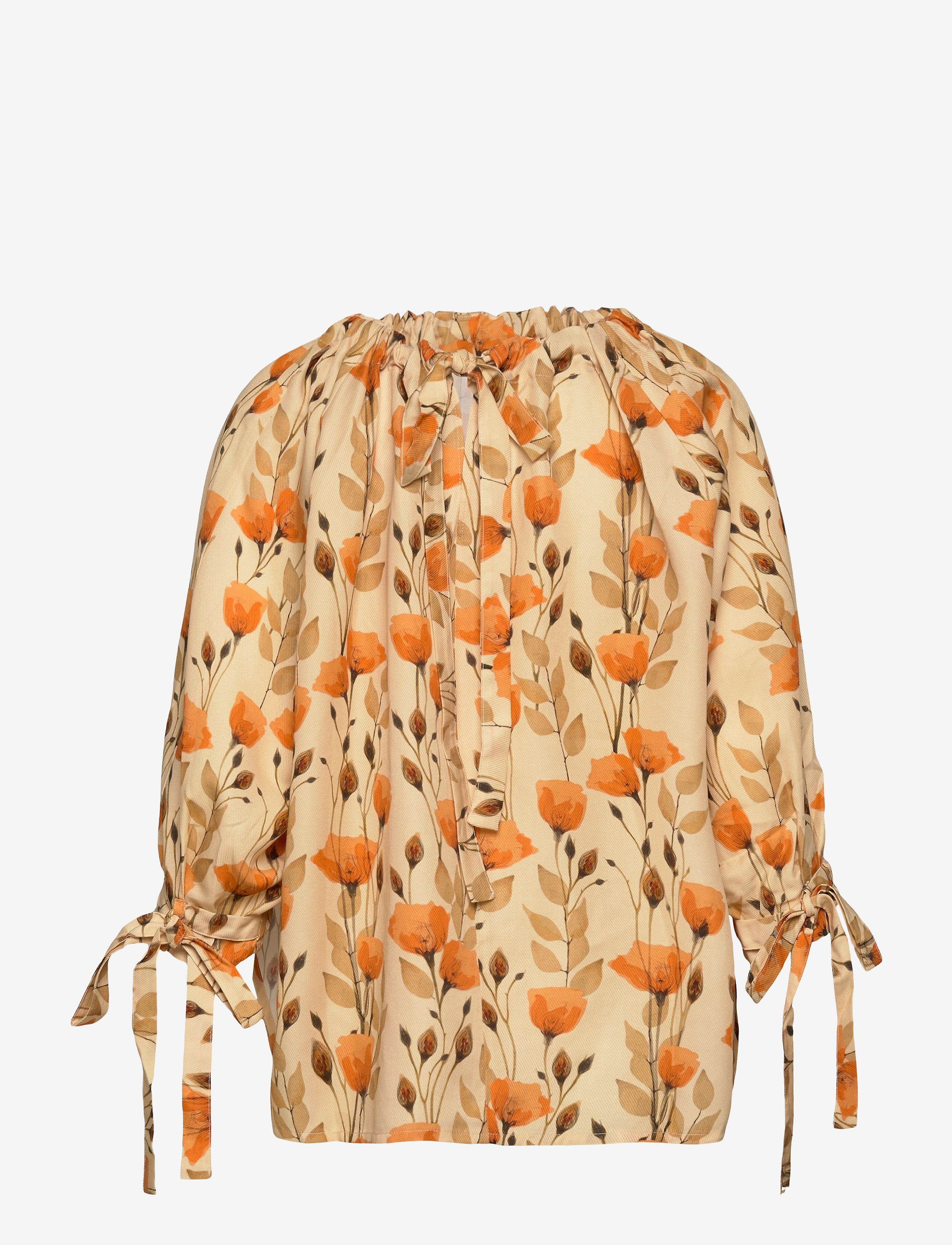 Mother of Pearl - BOBBIE RAGLAN SLEEVE TOP - langærmede bluser - poppy peach - 1