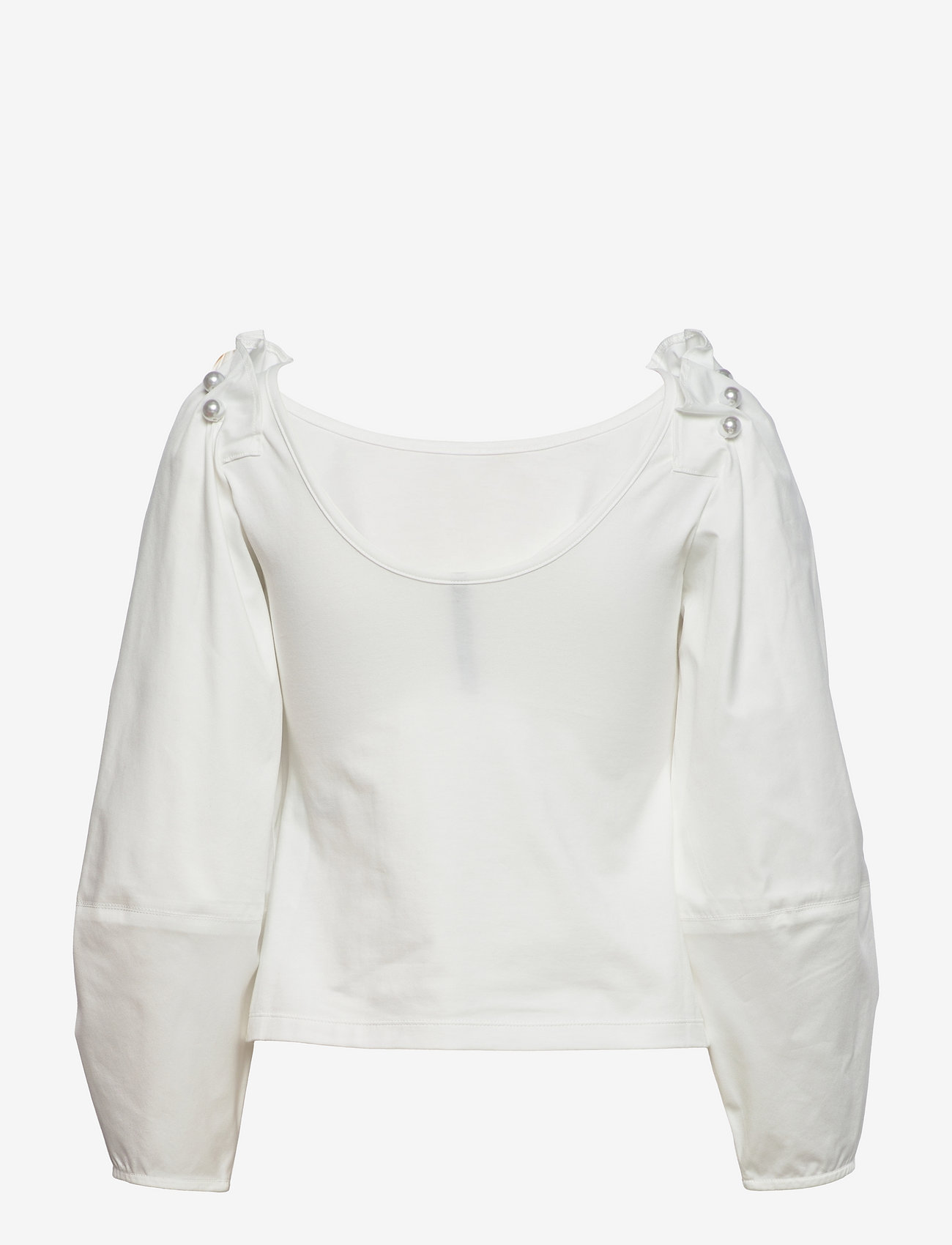 Mother of Pearl - MAISIE TOP - long-sleeved blouses - white - 1