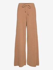 LUNA KNITTED TROUSERS - TAN