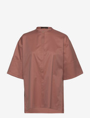 Mother of Pearl - JADE SHIRT - short-sleeved blouses - sepia brown - 0