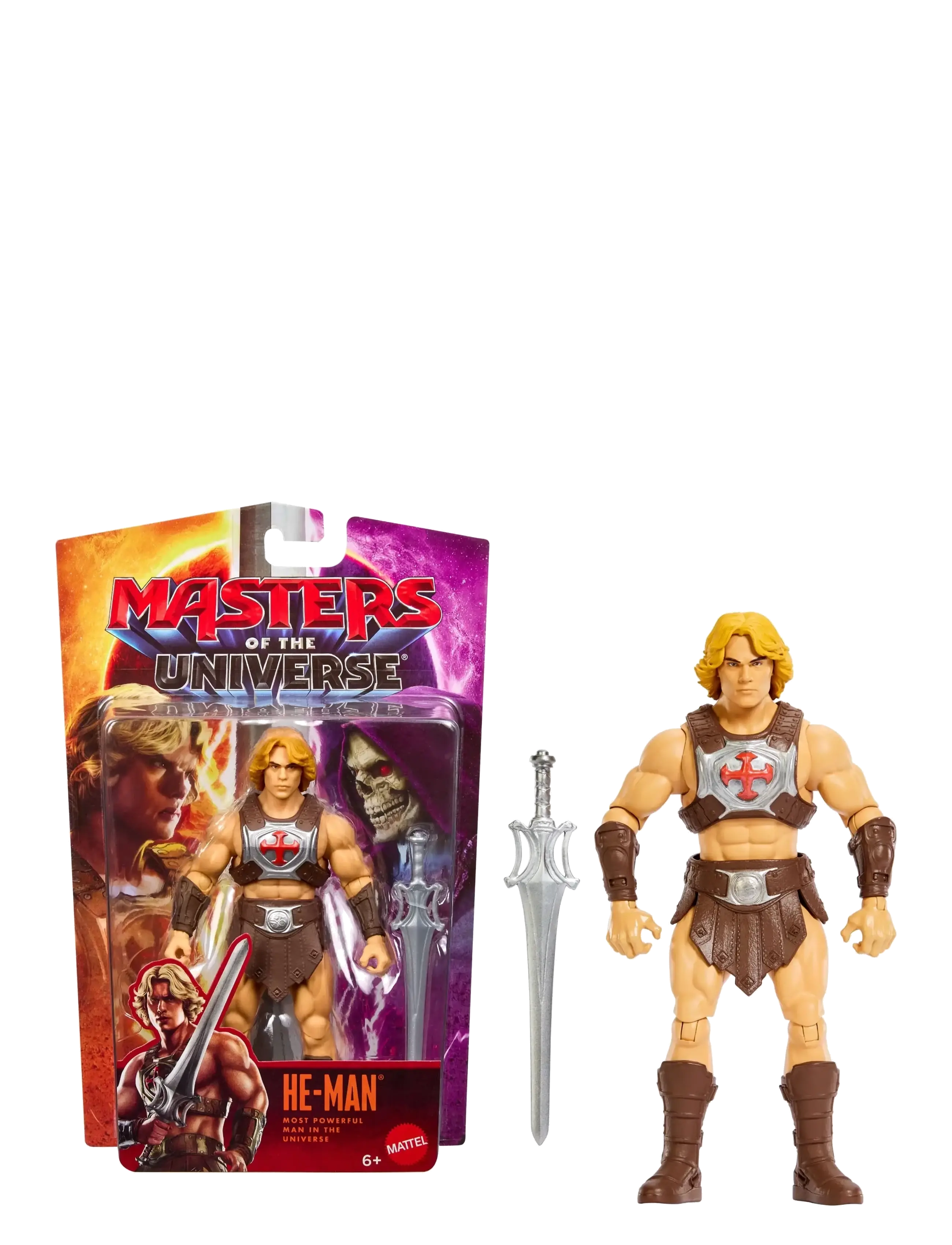 Motu 2026 Movie He-Man 5.5 Inch Action Figure Hero Toy & Power Sword, Galitzine - Toys - MULTICOLOR / multi
