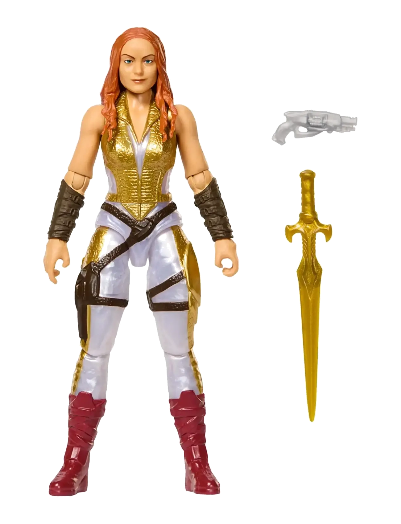 Motu - 2026 Movie Teela 5.5 Inch Action Figure Heroine Toy & Sword, Camila Mendes - legetøjsfigurer & sæt - multicolor - 5