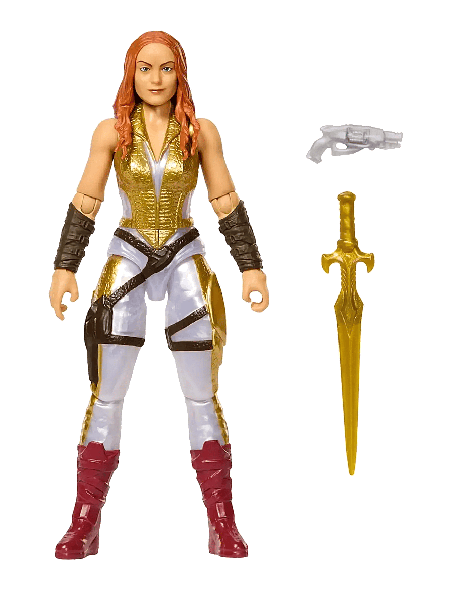 Motu - 2026 Movie Teela 5.5 Inch Action Figure Heroine Toy & Sword, Camila Mendes - legetøjsfigurer & sæt - multicolor - 5